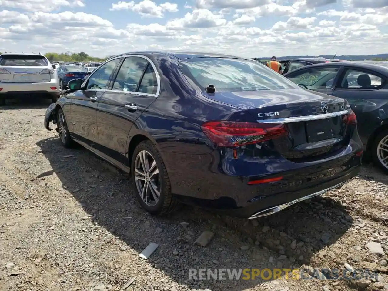 3 Photograph of a damaged car W1KZF8EB1MA934785 MERCEDES-BENZ E CLASS 2021