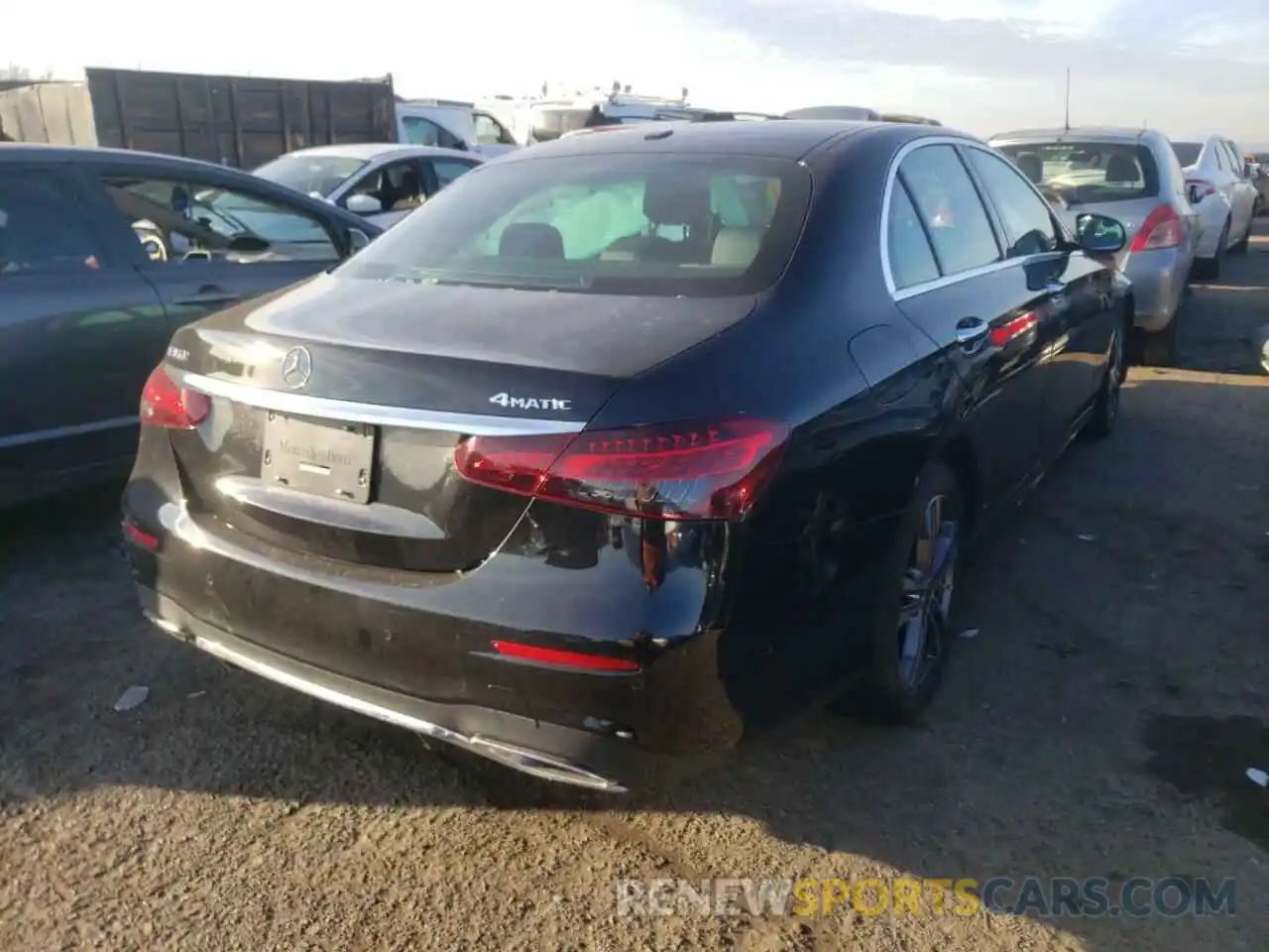 4 Photograph of a damaged car W1KZF8EB2MA873673 MERCEDES-BENZ E-CLASS 2021