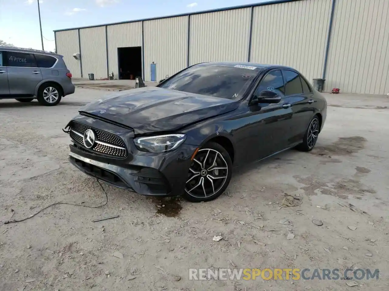 2 Photograph of a damaged car W1KZF8EB2MA944676 MERCEDES-BENZ E-CLASS 2021