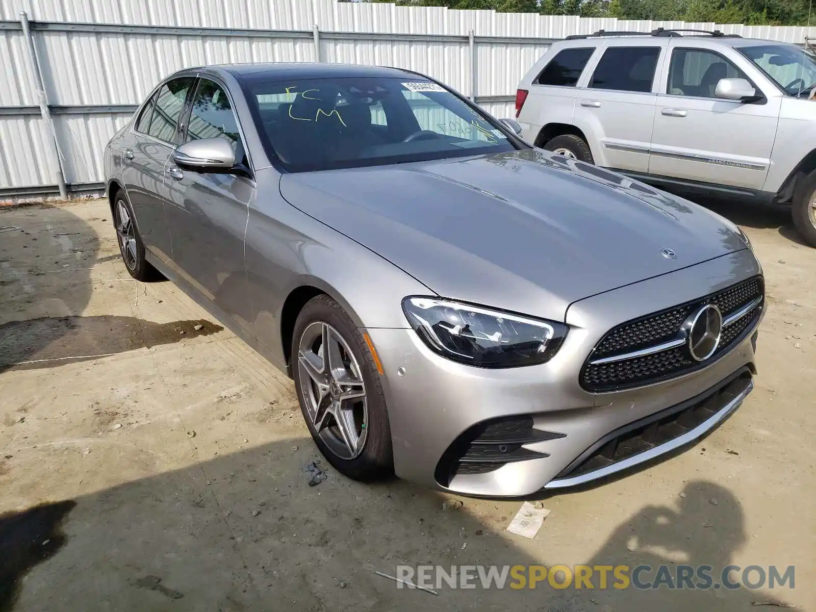 1 Photograph of a damaged car W1KZF8EB2MA949070 MERCEDES-BENZ E-CLASS 2021