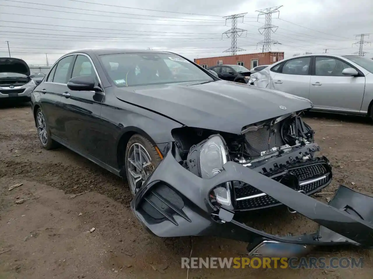 1 Photograph of a damaged car W1KZF8EB4MA960149 MERCEDES-BENZ E-CLASS 2021