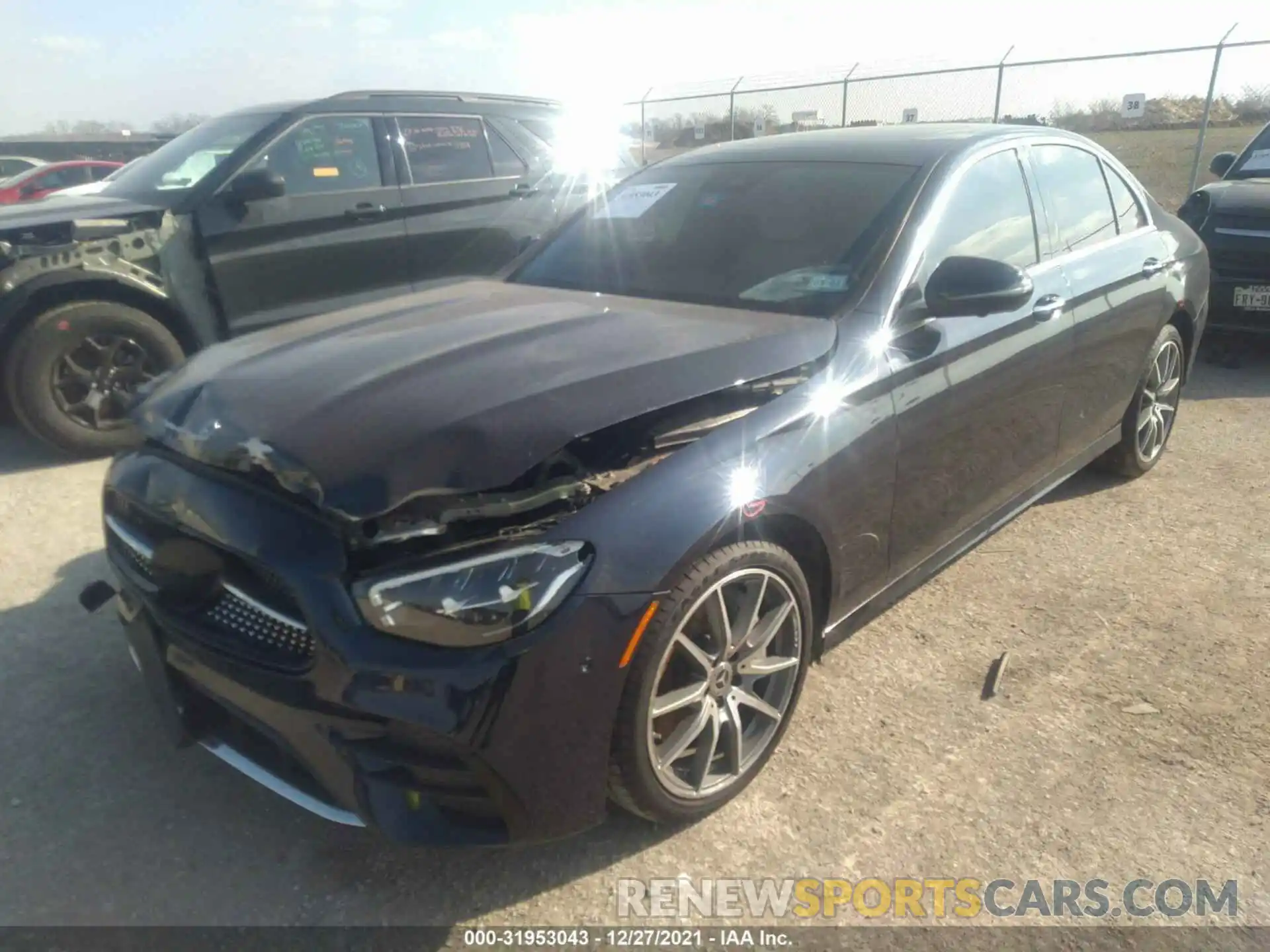 2 Photograph of a damaged car W1KZF8EB5MA904625 MERCEDES-BENZ E-CLASS 2021