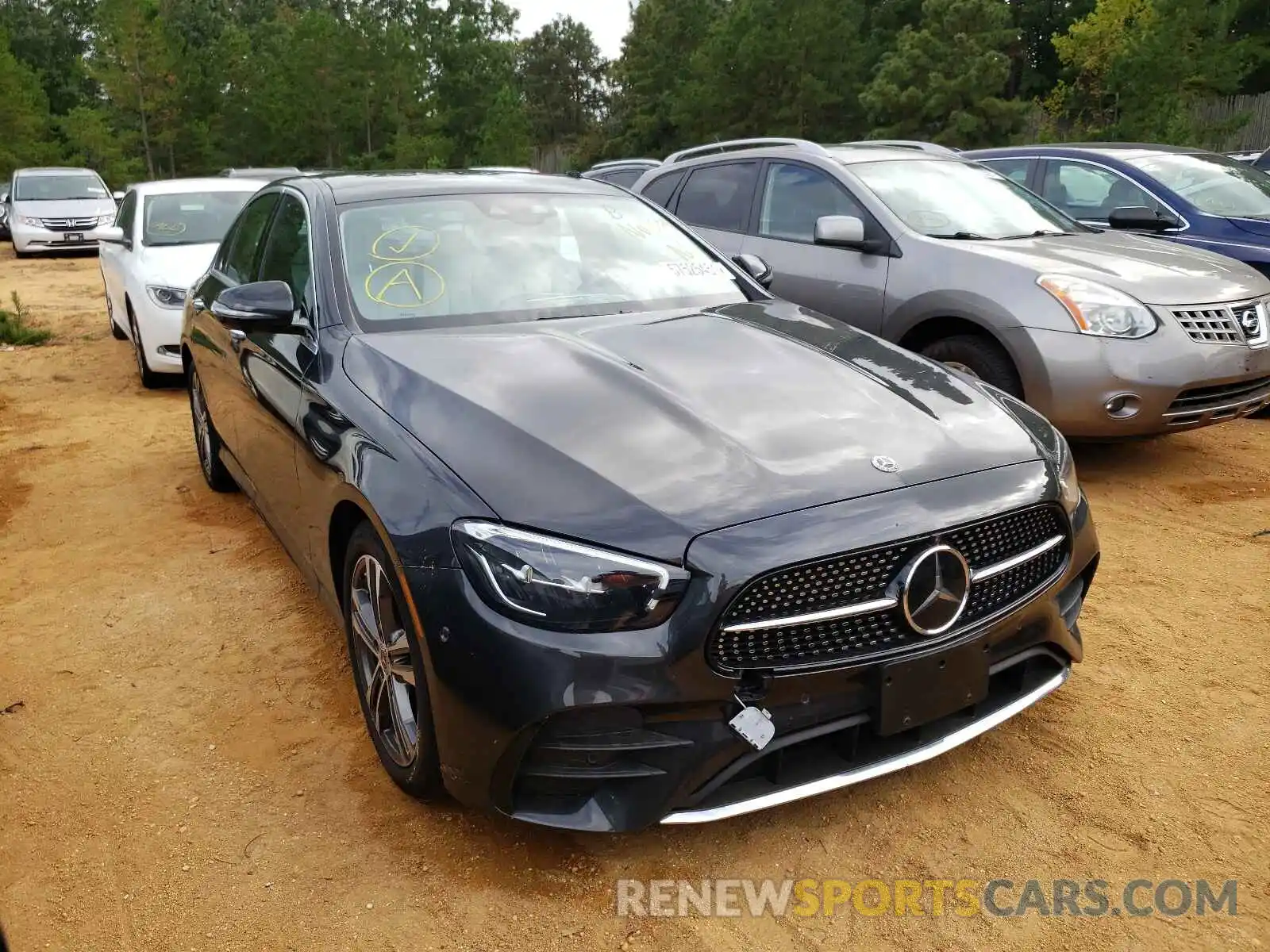 1 Photograph of a damaged car W1KZF8EB5MA908707 MERCEDES-BENZ E-CLASS 2021