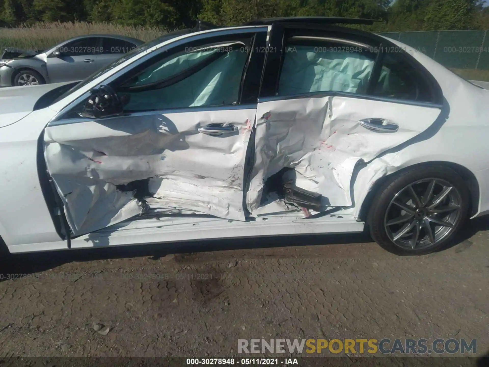 6 Photograph of a damaged car W1KZF8EB5MA929685 MERCEDES-BENZ E-CLASS 2021