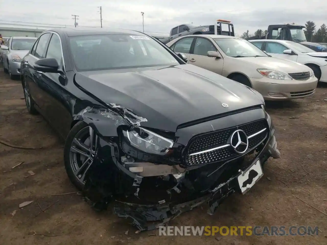 1 Photograph of a damaged car W1KZF8EB5MA966297 MERCEDES-BENZ E-CLASS 2021