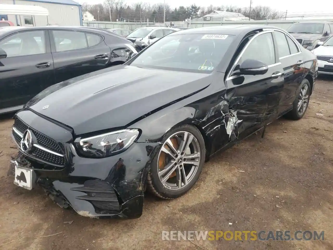 2 Photograph of a damaged car W1KZF8EB5MA966297 MERCEDES-BENZ E-CLASS 2021