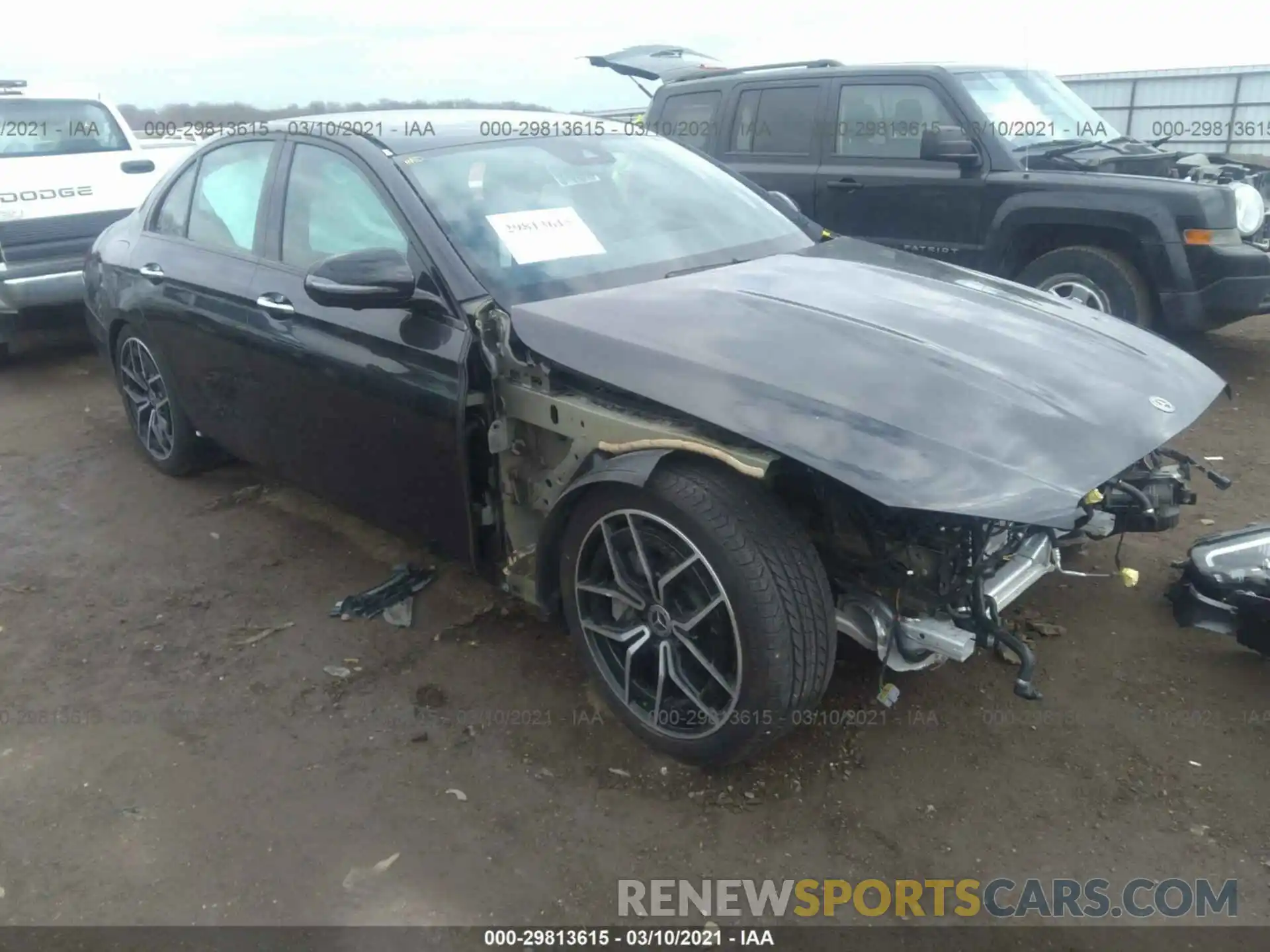 1 Photograph of a damaged car W1KZF8EB6MA908067 MERCEDES-BENZ E-CLASS 2021