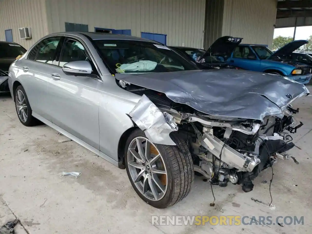 1 Photograph of a damaged car W1KZF8EB6MA920235 MERCEDES-BENZ E-CLASS 2021