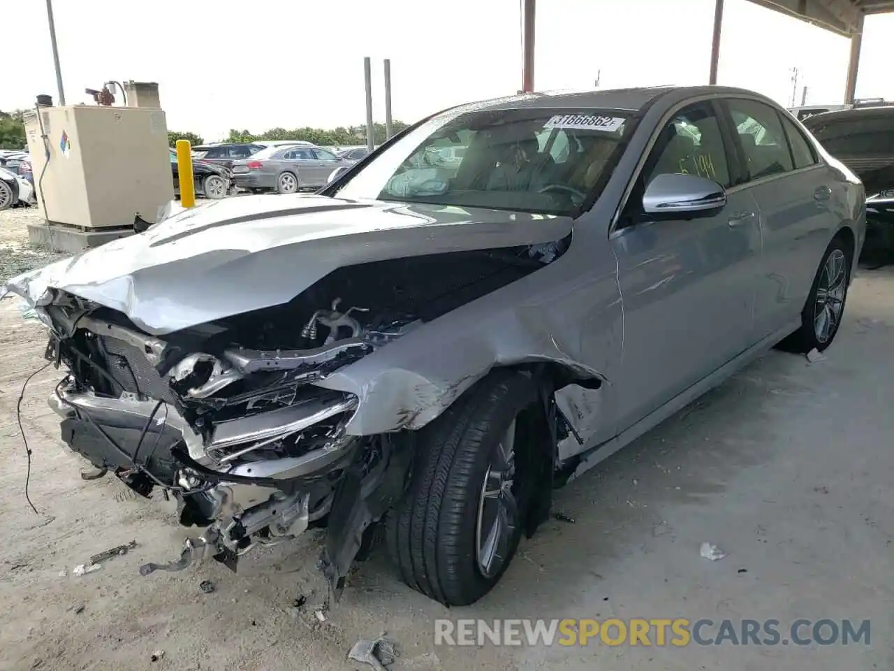 2 Photograph of a damaged car W1KZF8EB6MA920235 MERCEDES-BENZ E-CLASS 2021