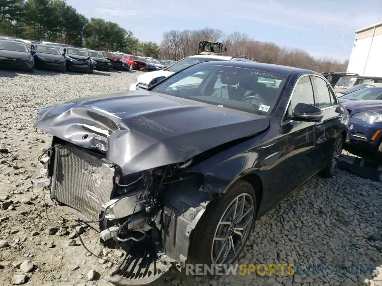 2 Photograph of a damaged car W1KZF8EB7MA889917 MERCEDES-BENZ E-CLASS 2021