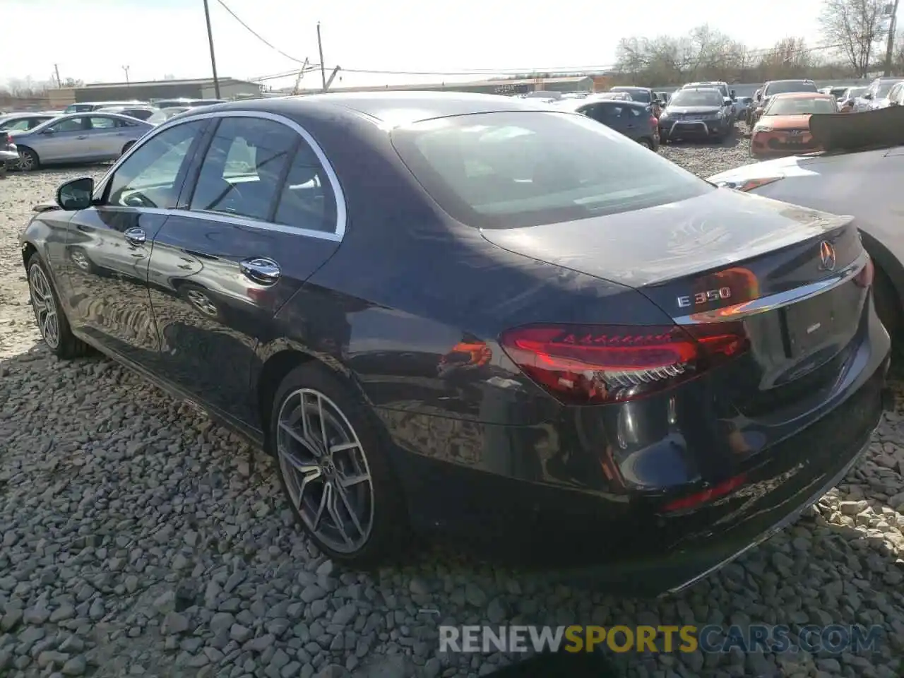 3 Photograph of a damaged car W1KZF8EB7MA889917 MERCEDES-BENZ E-CLASS 2021