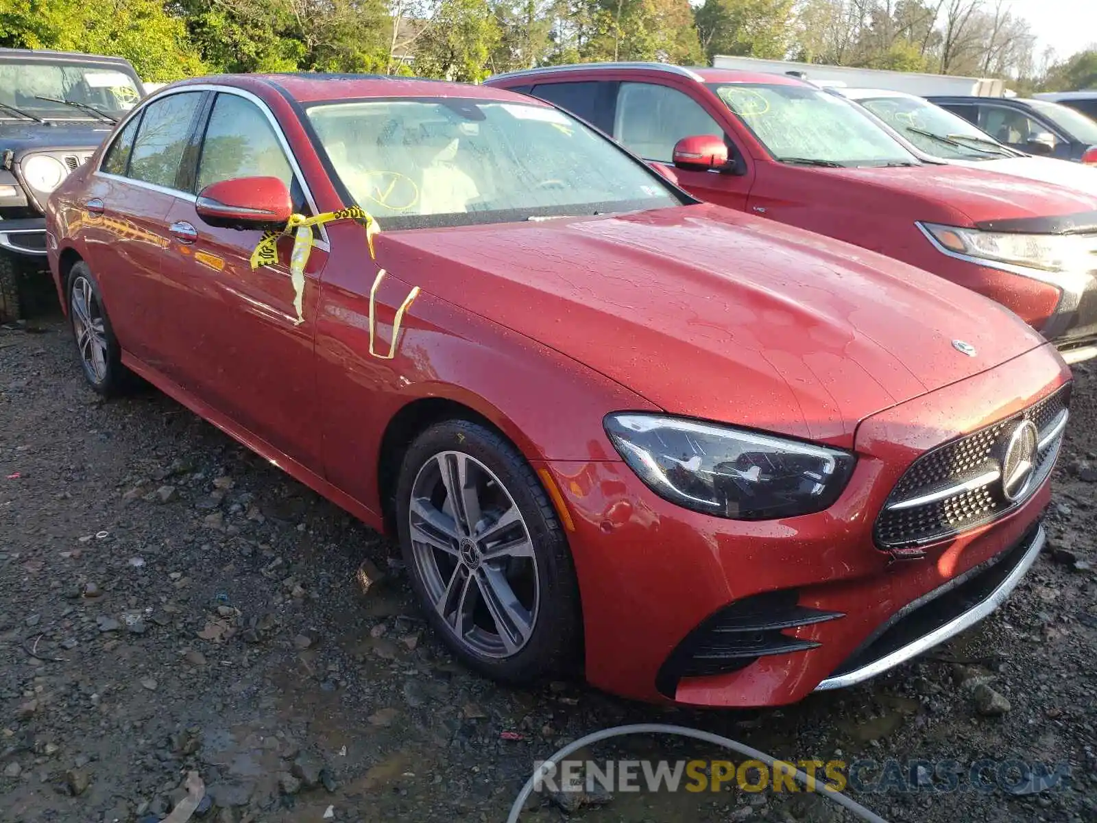 1 Photograph of a damaged car W1KZF8EB8MA882782 MERCEDES-BENZ E-CLASS 2021