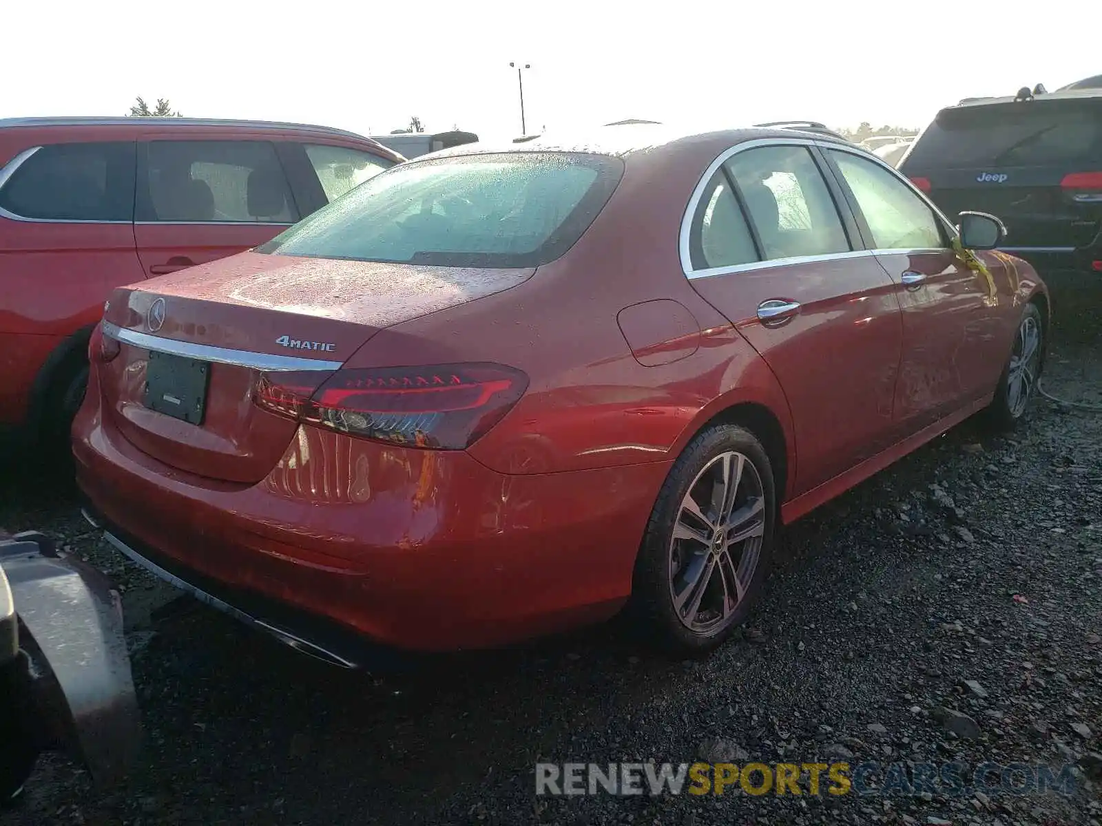 4 Photograph of a damaged car W1KZF8EB8MA882782 MERCEDES-BENZ E-CLASS 2021