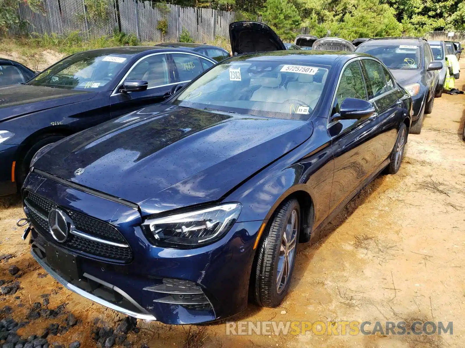 2 Photograph of a damaged car W1KZF8EB8MA897556 MERCEDES-BENZ E-CLASS 2021