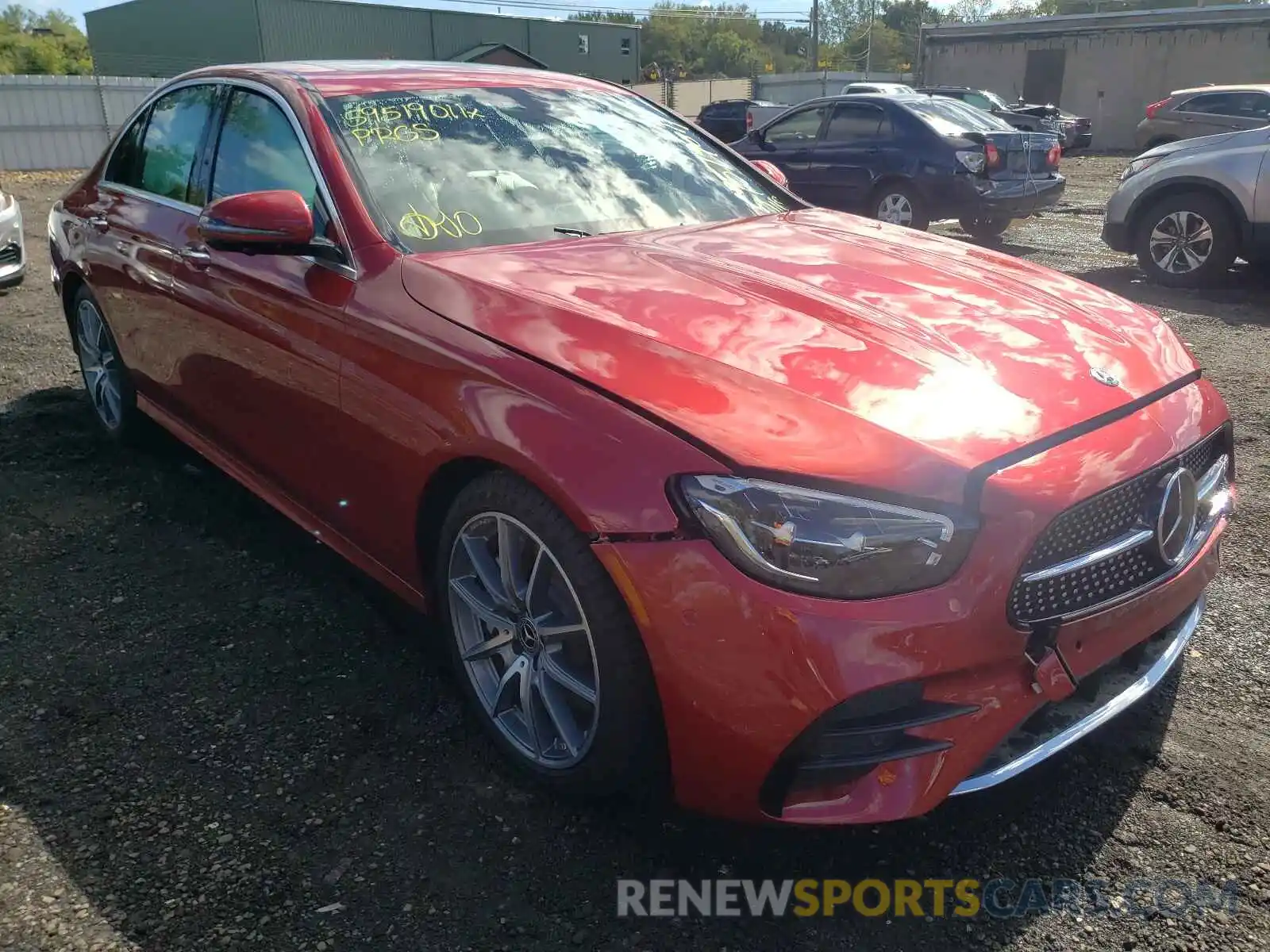 1 Photograph of a damaged car W1KZF8EB8MA952748 MERCEDES-BENZ E-CLASS 2021