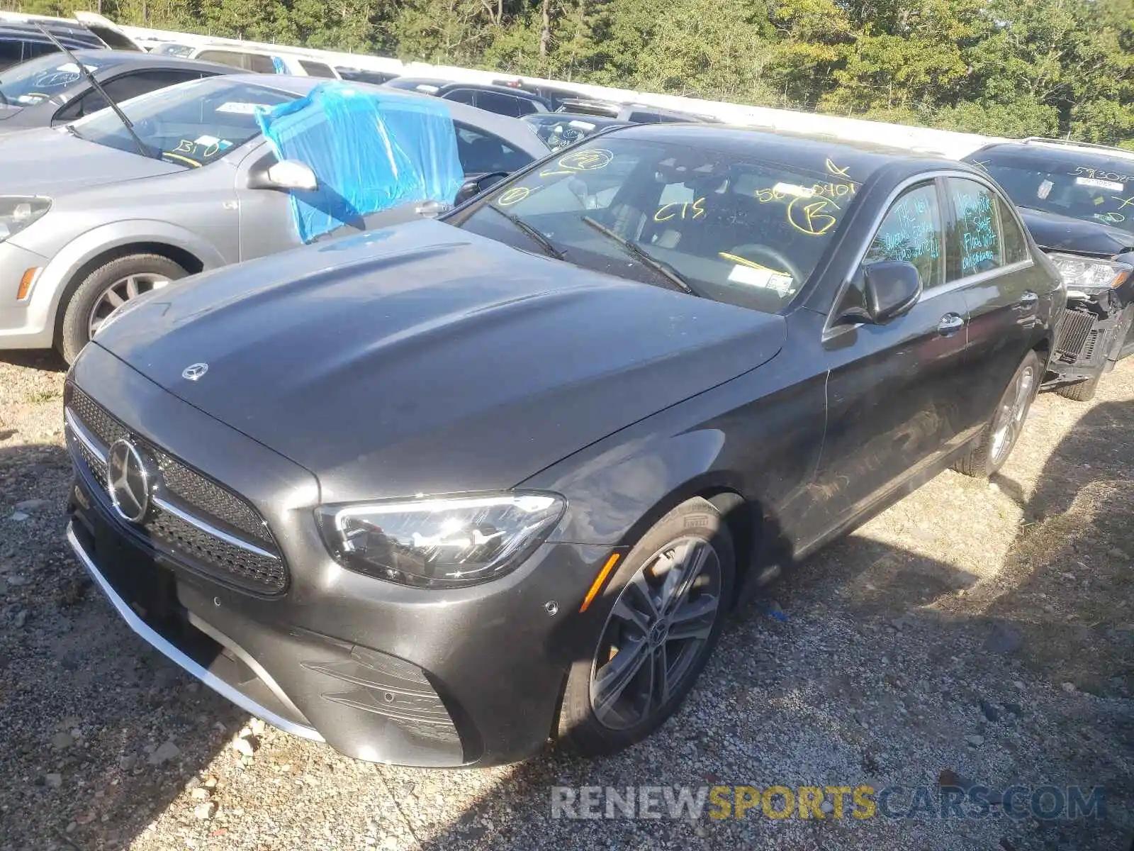 2 Photograph of a damaged car W1KZF8EB8MA981652 MERCEDES-BENZ E-CLASS 2021