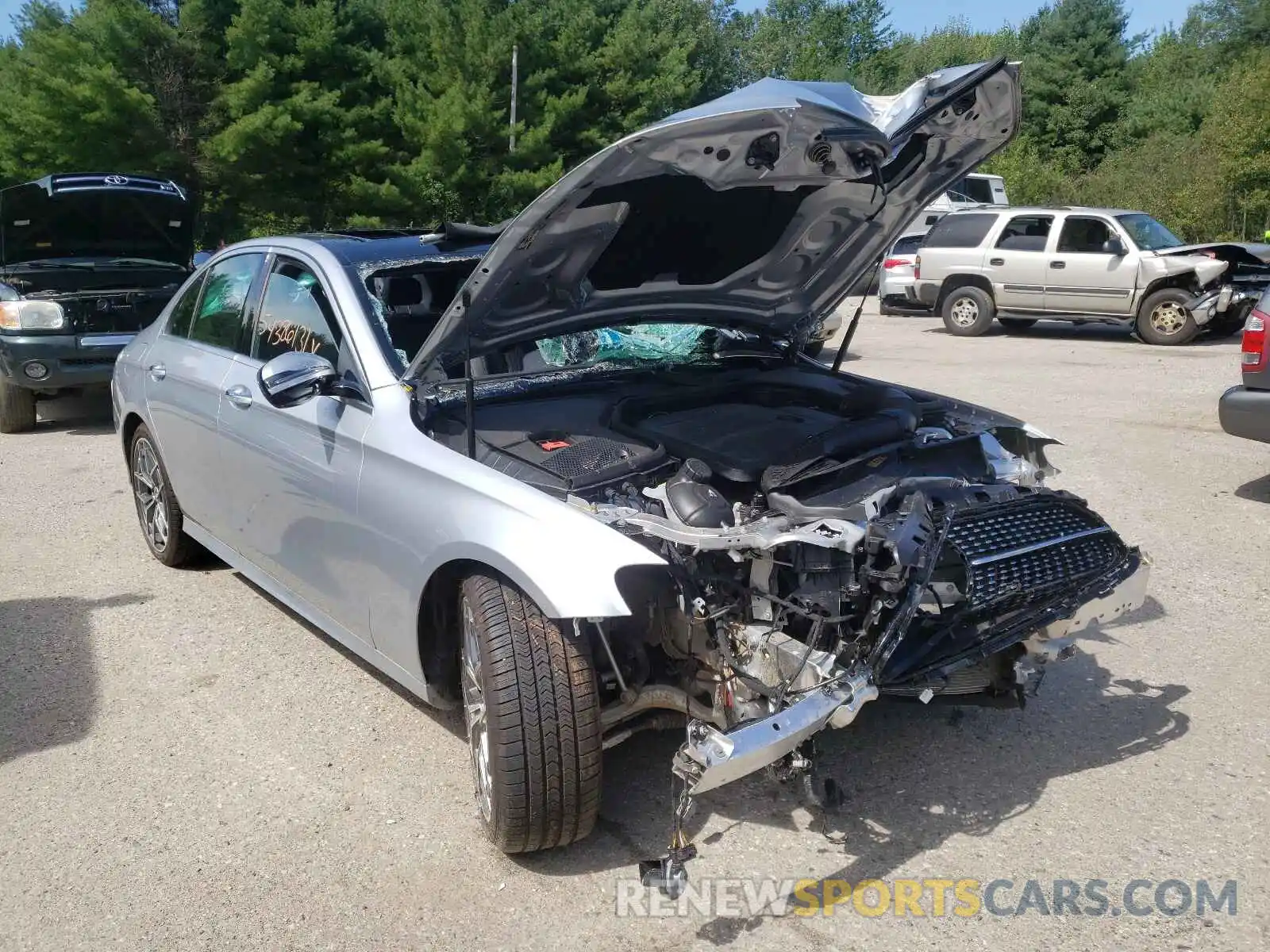 1 Photograph of a damaged car W1KZF8EB9MA881463 MERCEDES-BENZ E-CLASS 2021