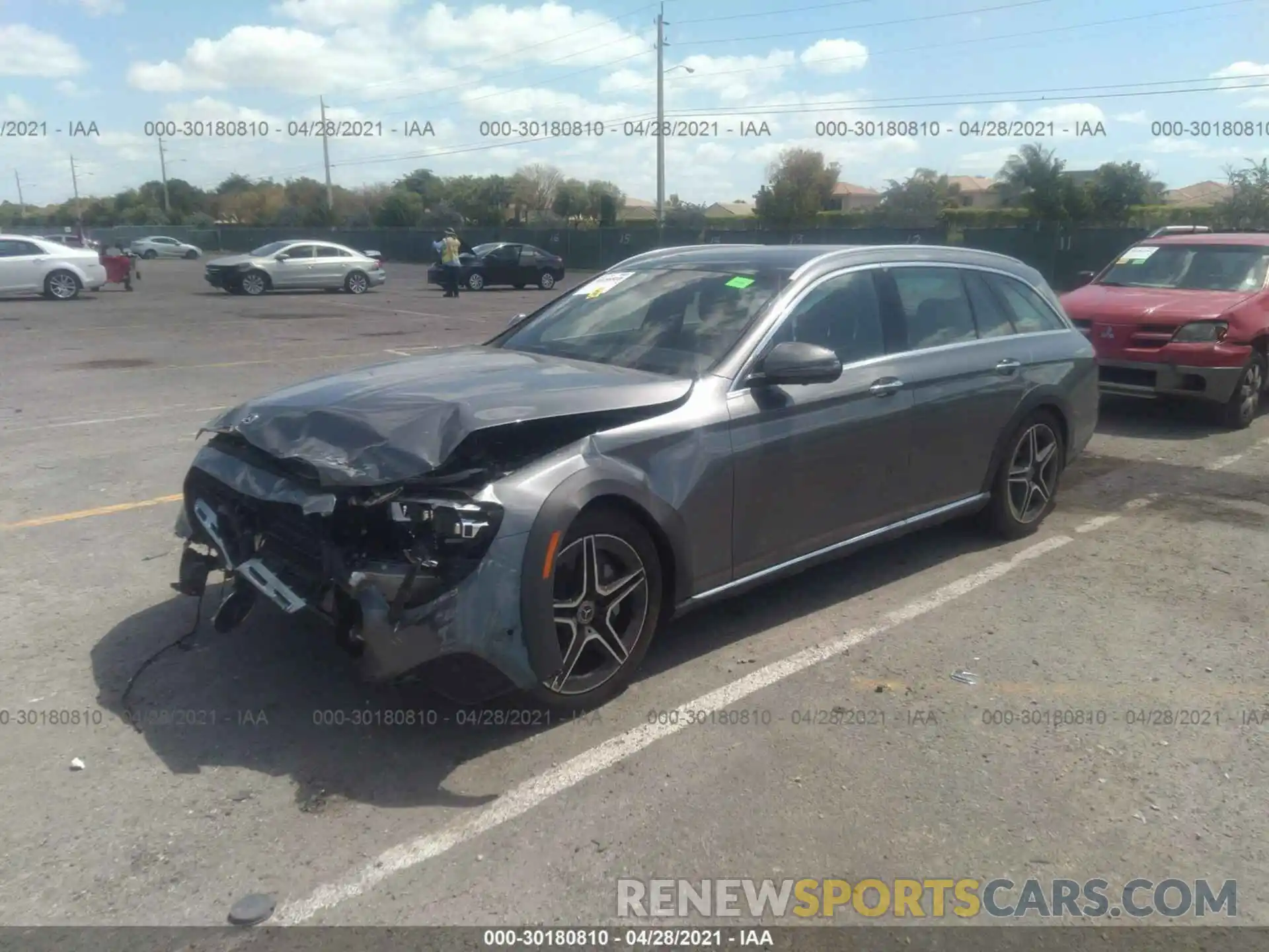 2 Photograph of a damaged car W1KZH6AB8MA938059 MERCEDES-BENZ E-CLASS 2021