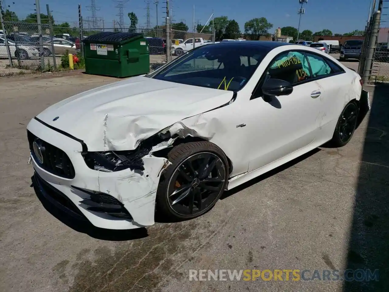 2 Photograph of a damaged car W1K1J6BB0NF179282 MERCEDES-BENZ E-CLASS 2022