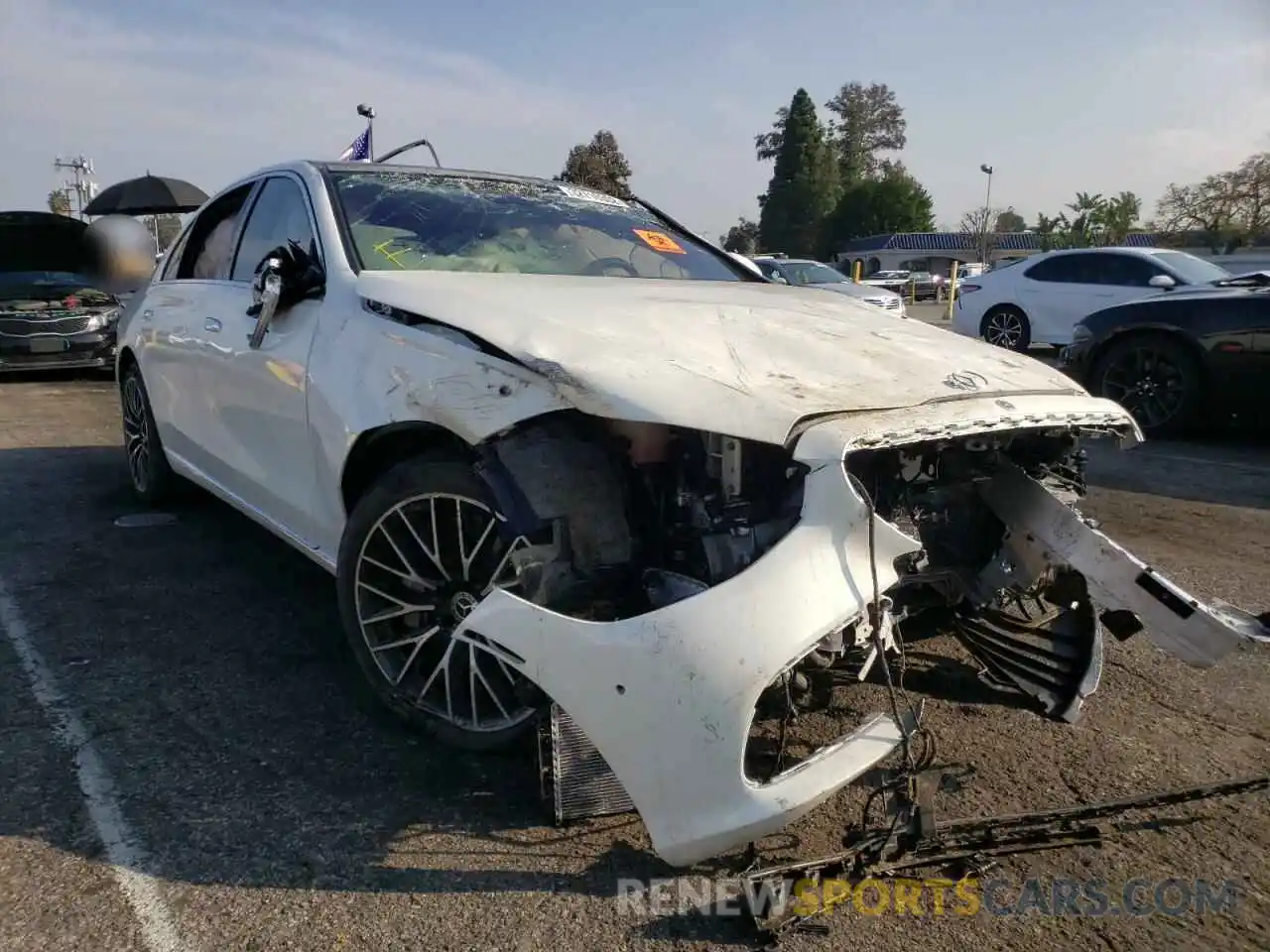 1 Photograph of a damaged car W1K6G7GB1NA088280 MERCEDES-BENZ E-CLASS 2022