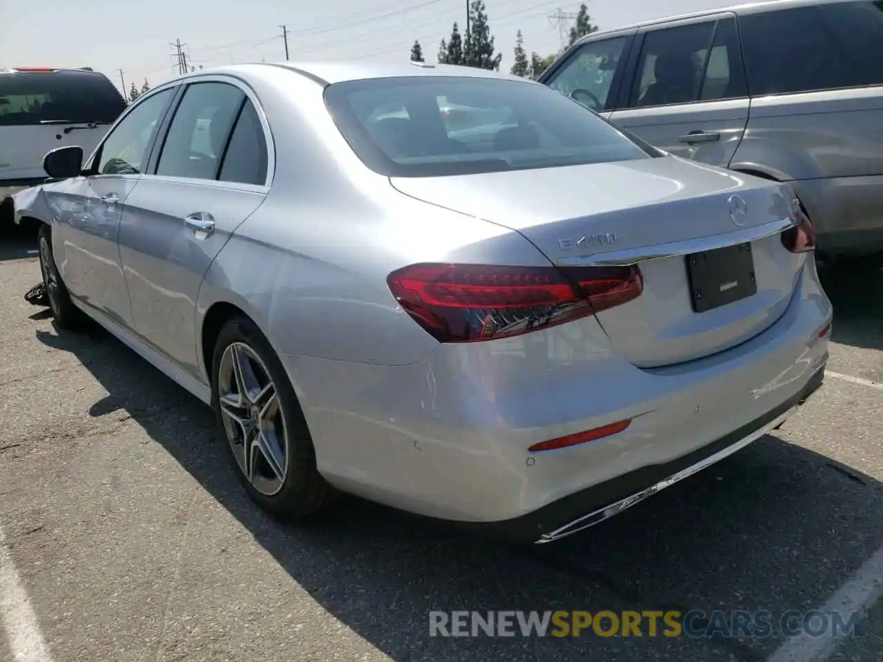 3 Photograph of a damaged car W1KZF5KB1NB021863 MERCEDES-BENZ E-CLASS 2022