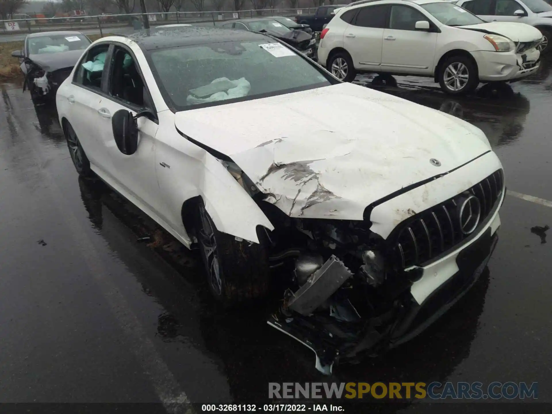 1 Photograph of a damaged car W1KZF6BBXNB028378 MERCEDES-BENZ E-CLASS 2022