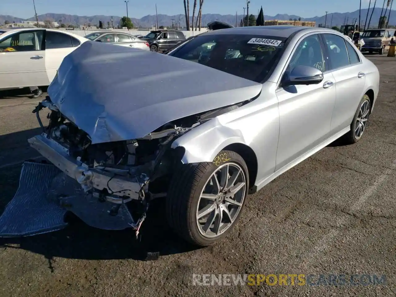 2 Photograph of a damaged car W1KZF8DB3NB025668 MERCEDES-BENZ E-CLASS 2022