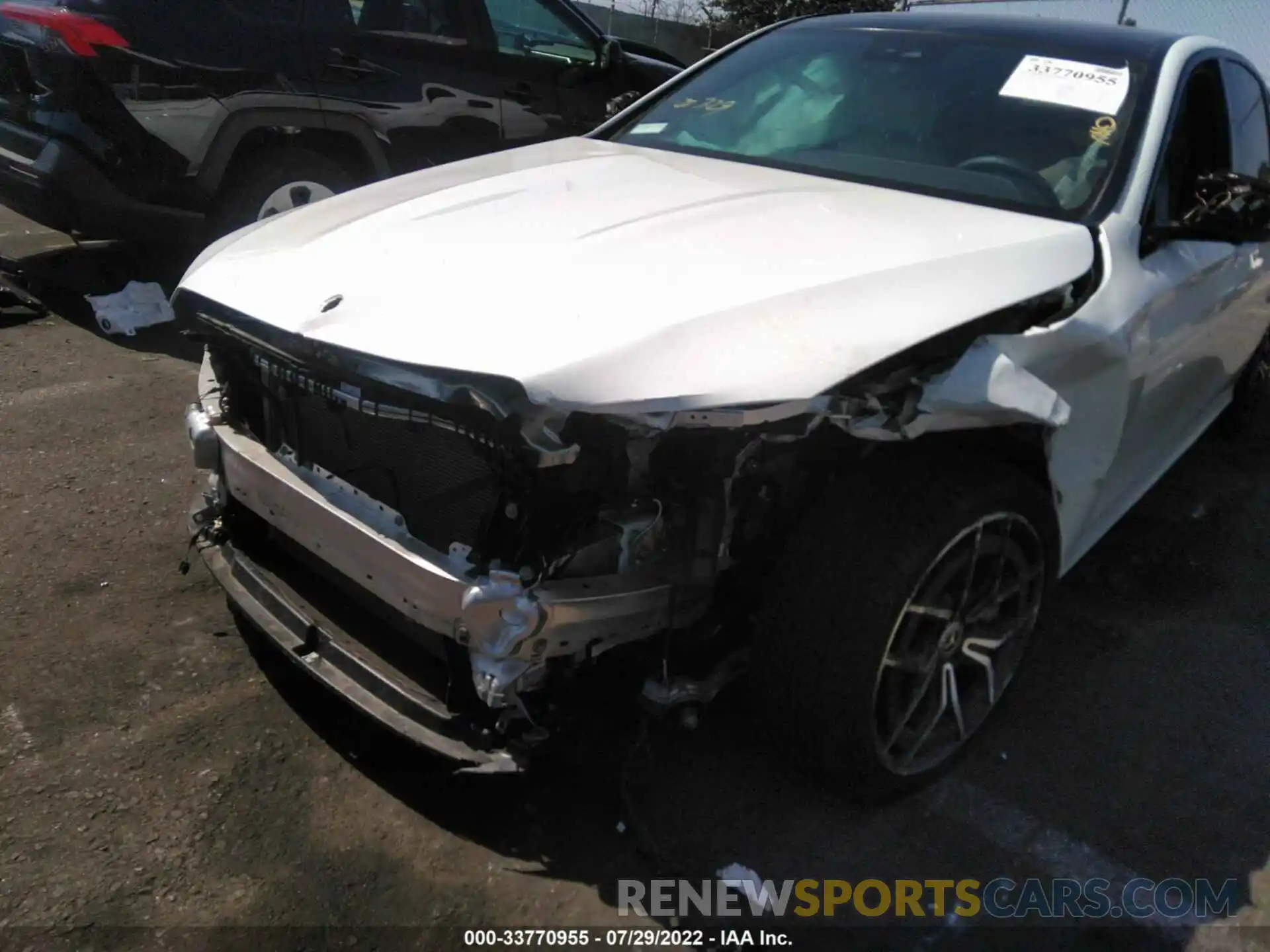 6 Photograph of a damaged car W1KZF8DB3NB027646 MERCEDES-BENZ E-CLASS 2022