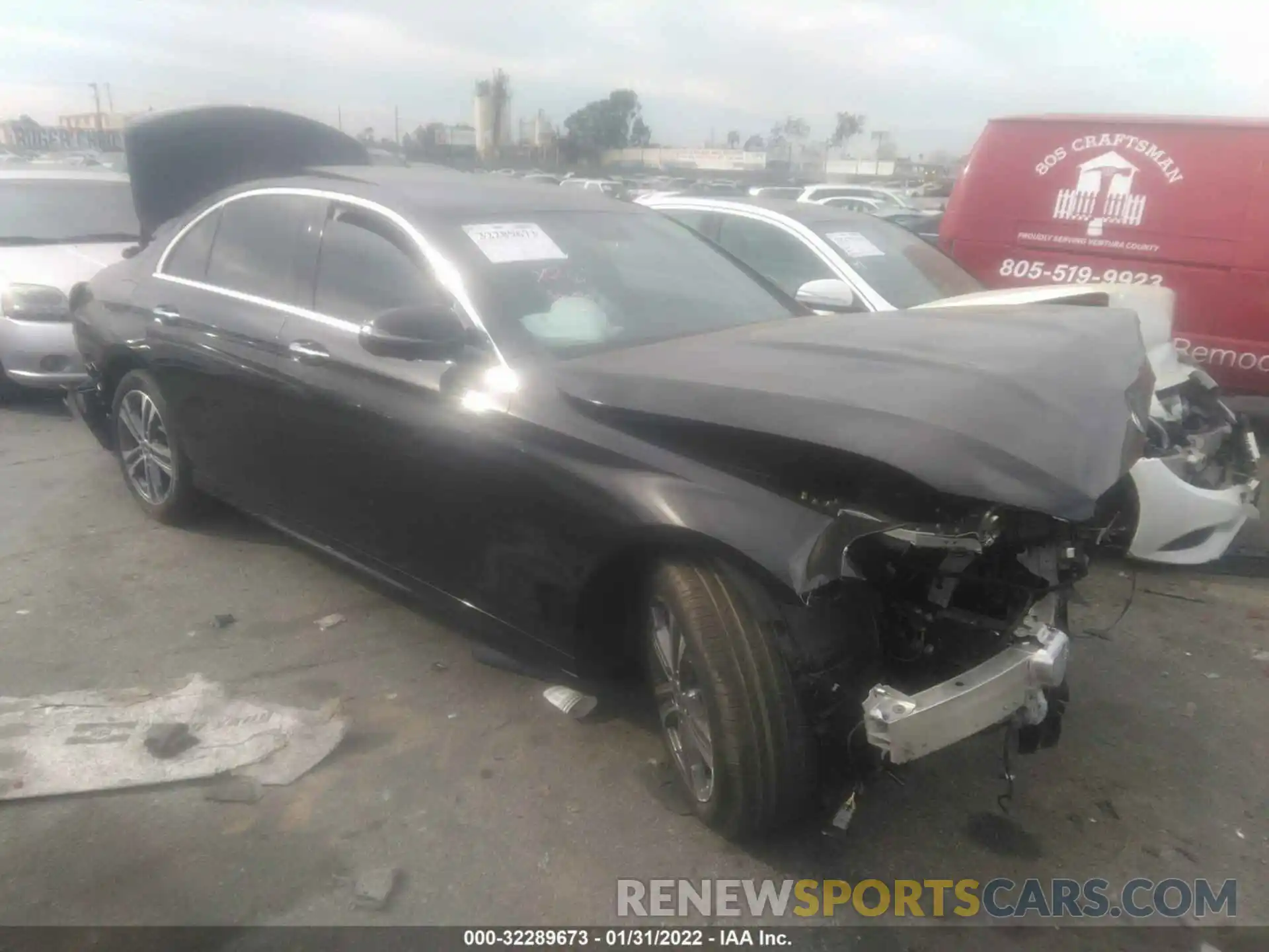 1 Photograph of a damaged car W1KZF8DB6NB013529 MERCEDES-BENZ E-CLASS 2022