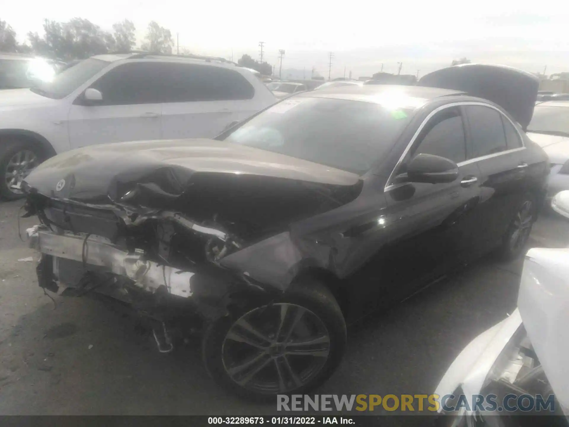 2 Photograph of a damaged car W1KZF8DB6NB013529 MERCEDES-BENZ E-CLASS 2022