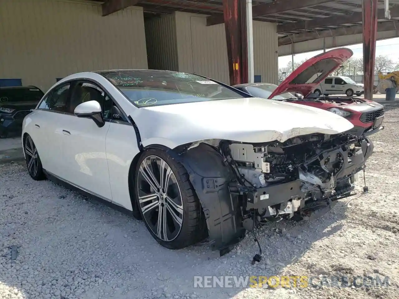 1 Photograph of a damaged car W1KCG2DB8NA008175 MERCEDES-BENZ EQS 450 2022