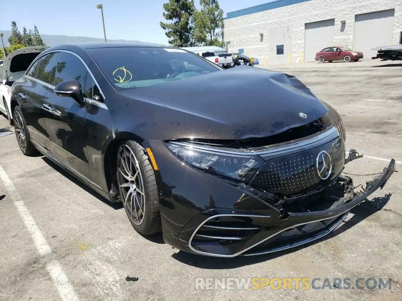 1 Photograph of a damaged car W1KCG4EB7NA006217 MERCEDES-BENZ EQS 580 4M 2022