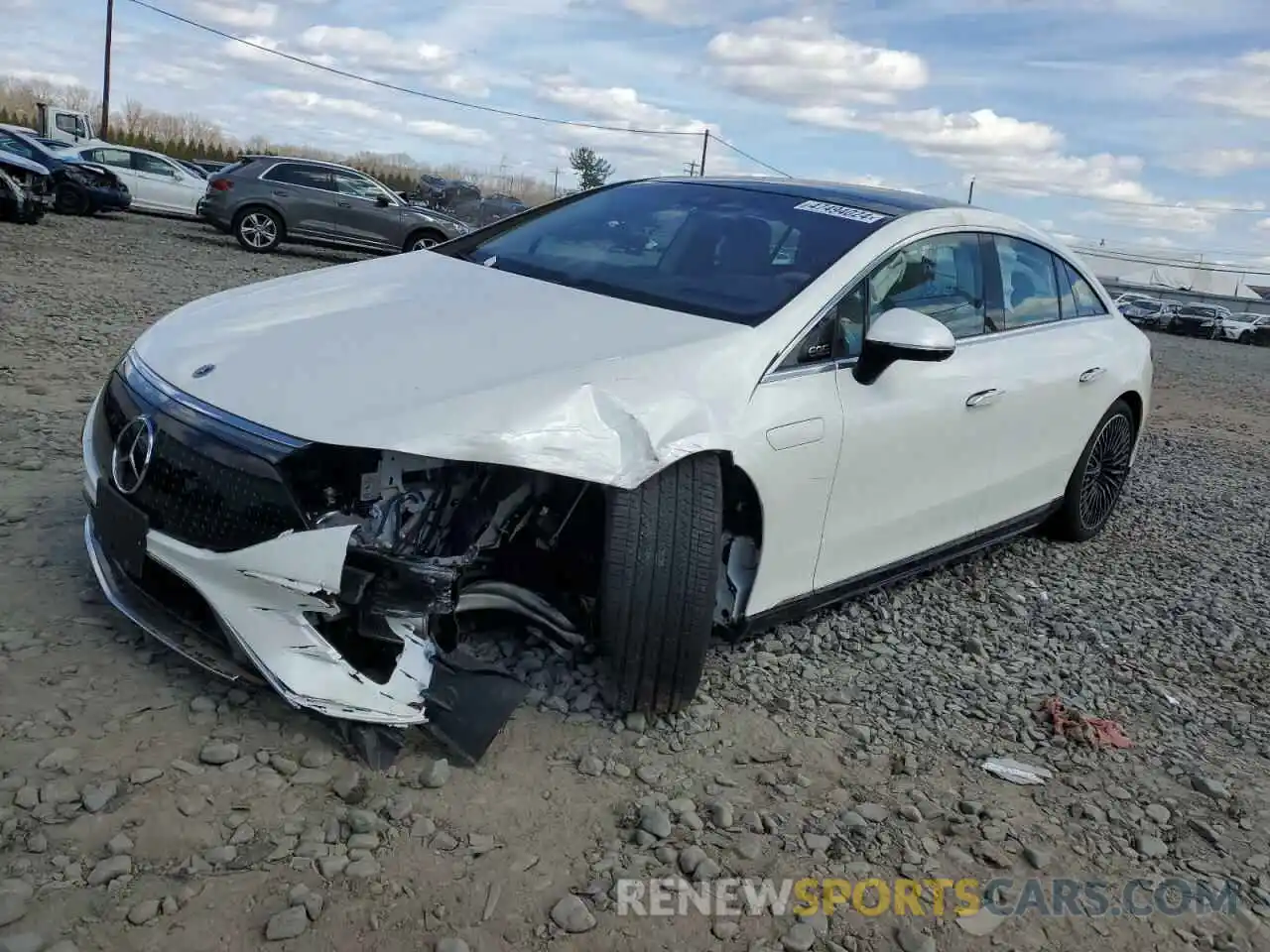 1 Photograph of a damaged car W1KCG4EB7NA011921 MERCEDES-BENZ EQS SEDAN 2022