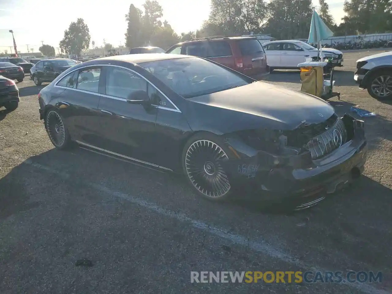 4 Photograph of a damaged car W1KCG5FBXNA009049 MERCEDES-BENZ EQS SEDAN 2022