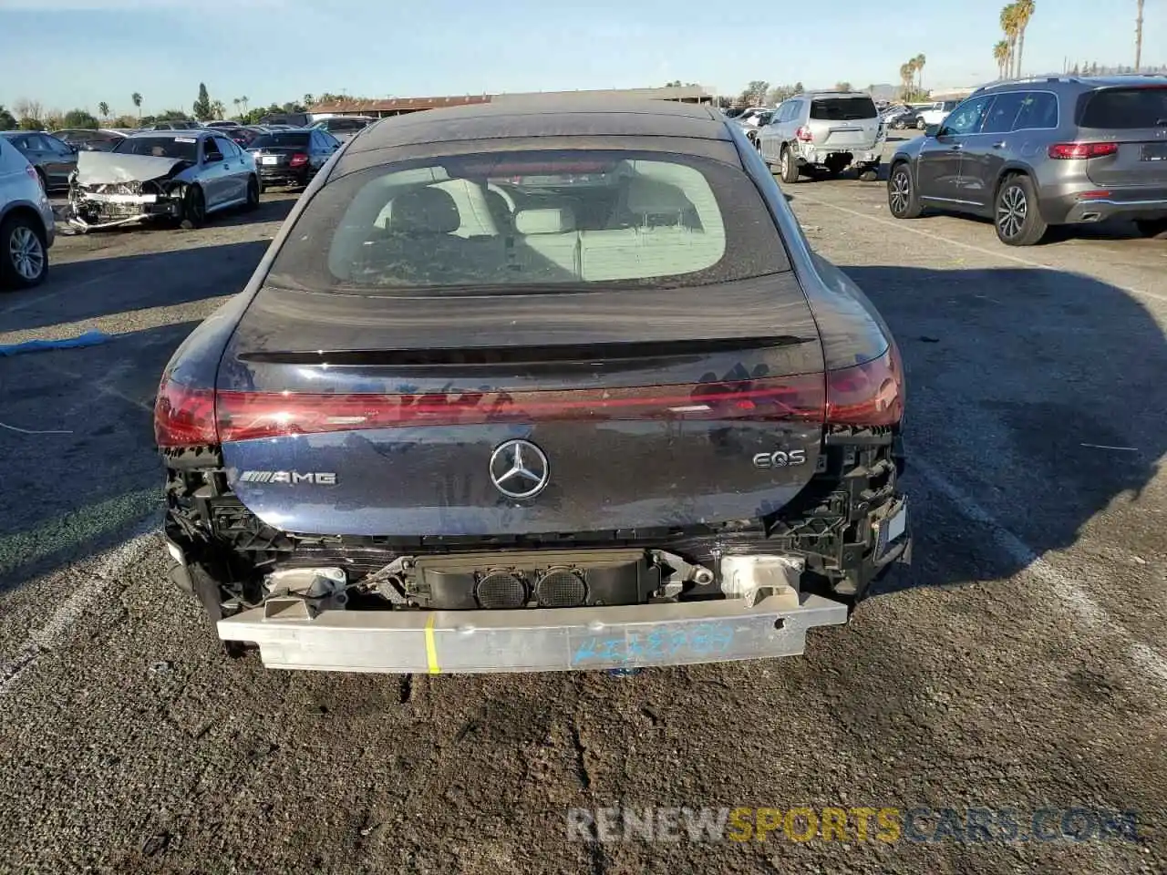 6 Photograph of a damaged car W1KCG5FBXNA009049 MERCEDES-BENZ EQS SEDAN 2022