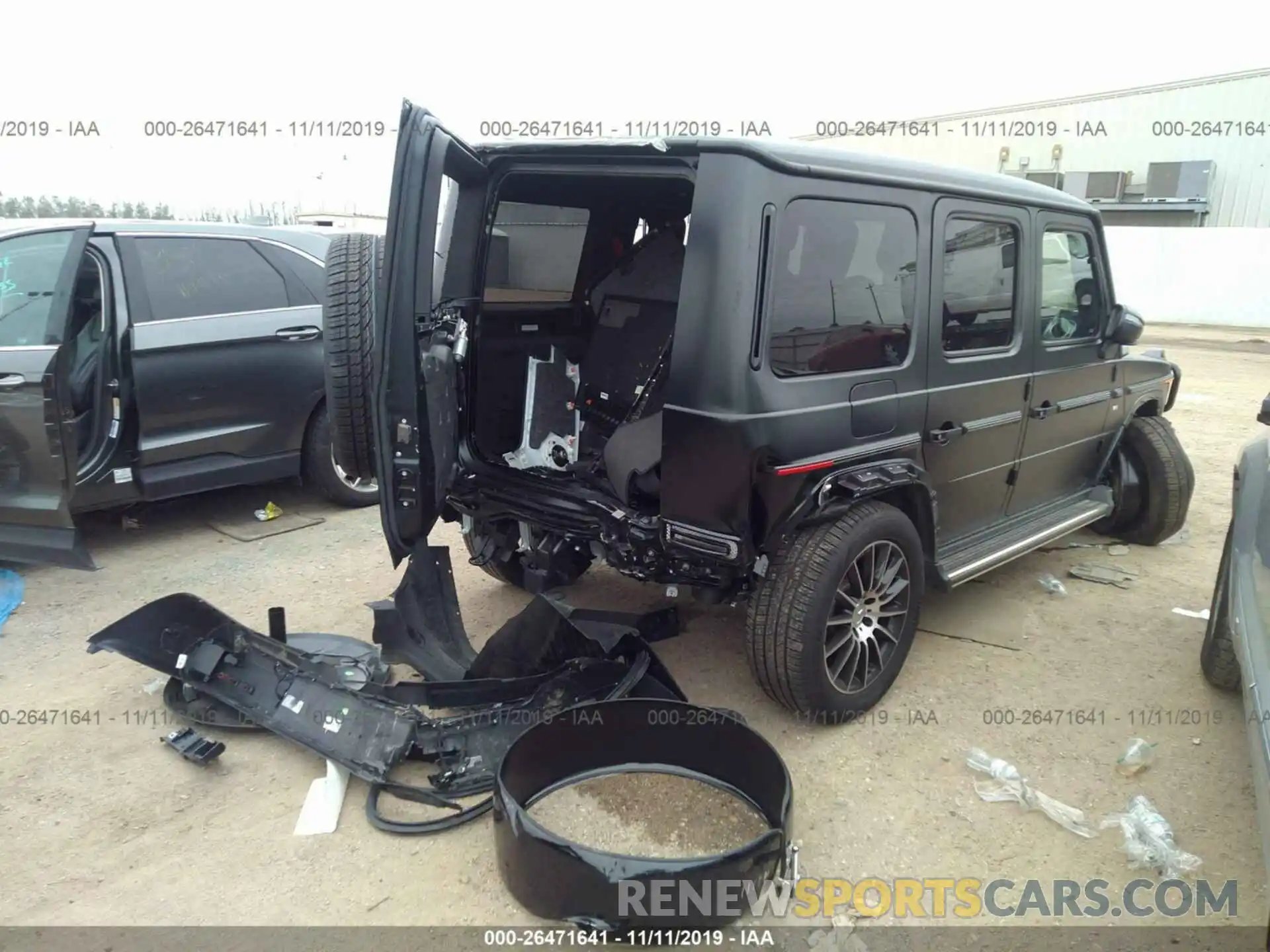 4 Фотография поврежденного автомобиля WDCYC6BJ4KX322731 MERCEDES-BENZ G 2019