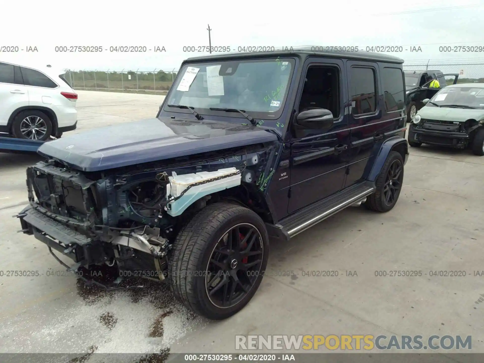 2 Photograph of a damaged car WDCYC7HJXKX313898 MERCEDES-BENZ G 2019