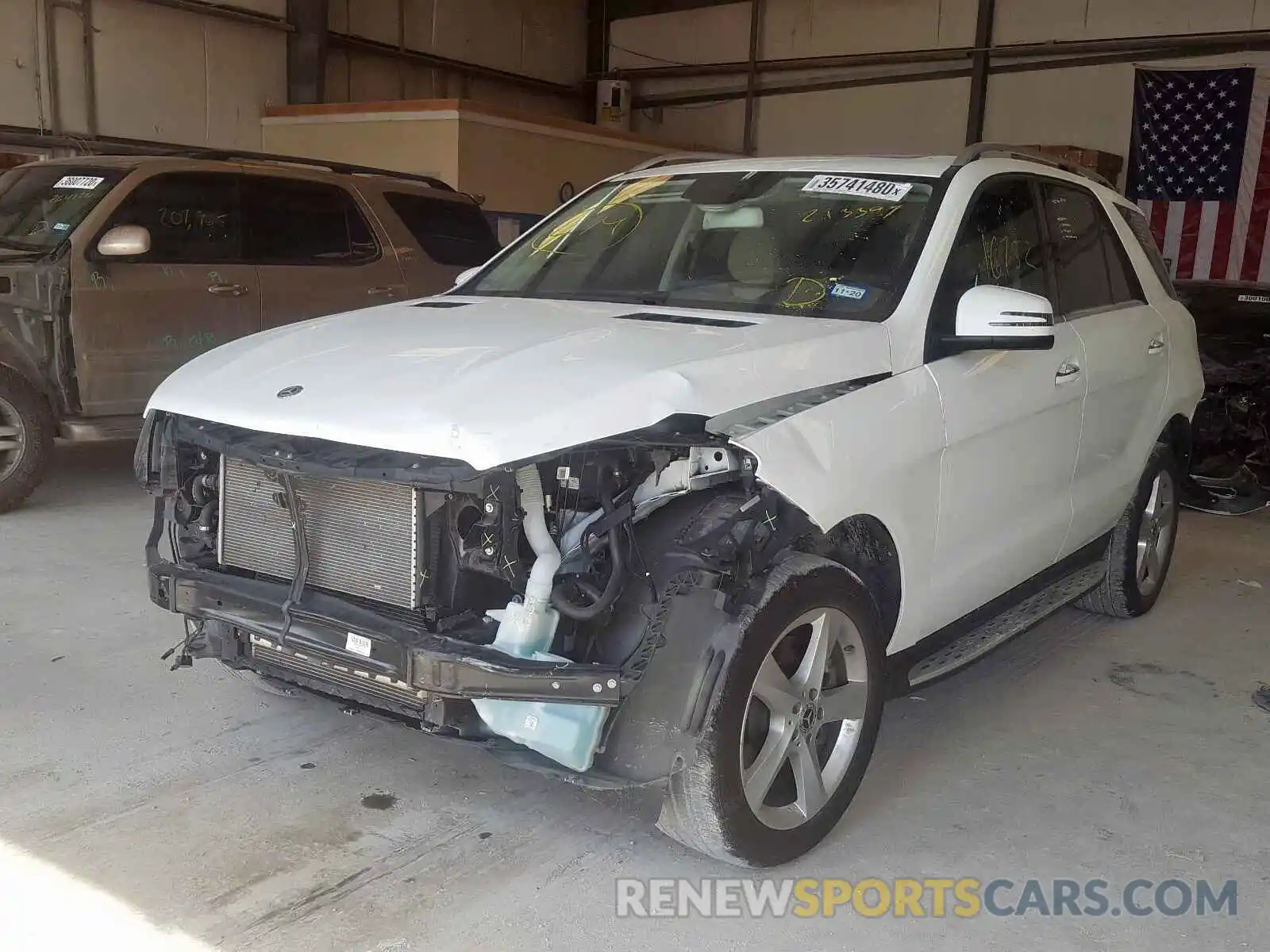 2 Photograph of a damaged car 4JGDA5GB1KB213397 MERCEDES-BENZ G CLASS 2019