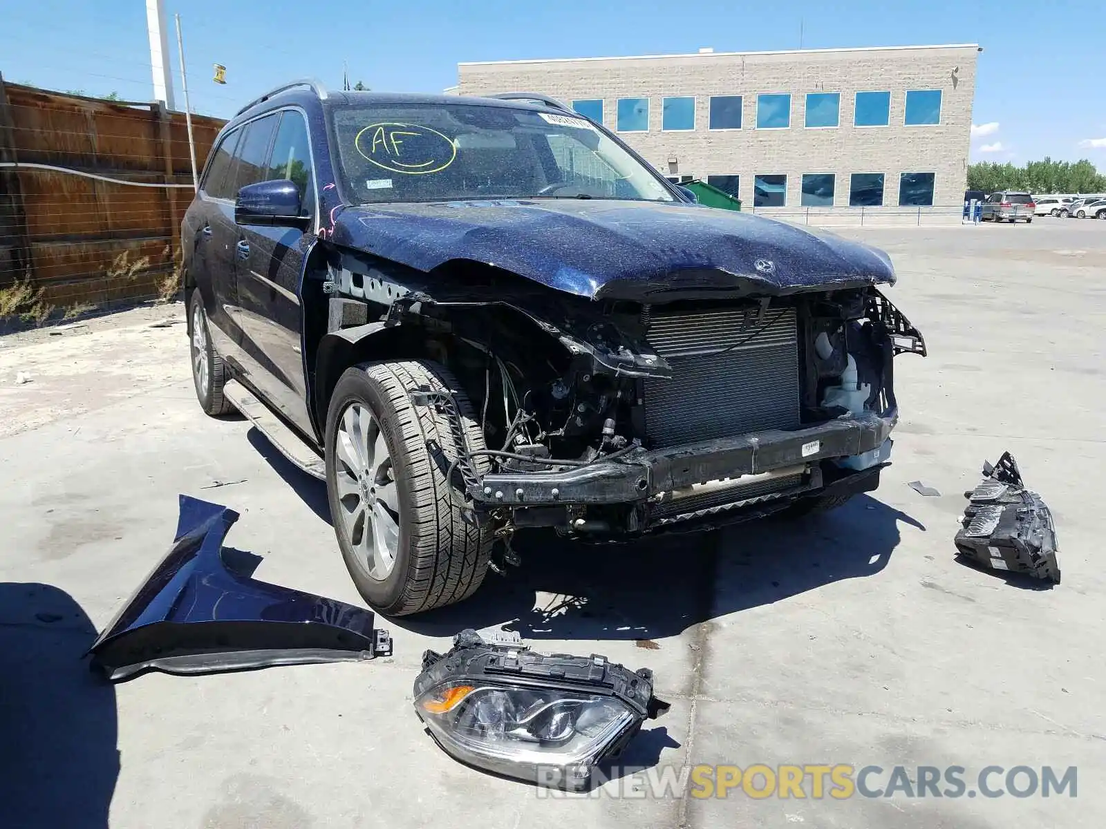 1 Photograph of a damaged car 4JGDF6EE2KB193942 MERCEDES-BENZ G CLASS 2019