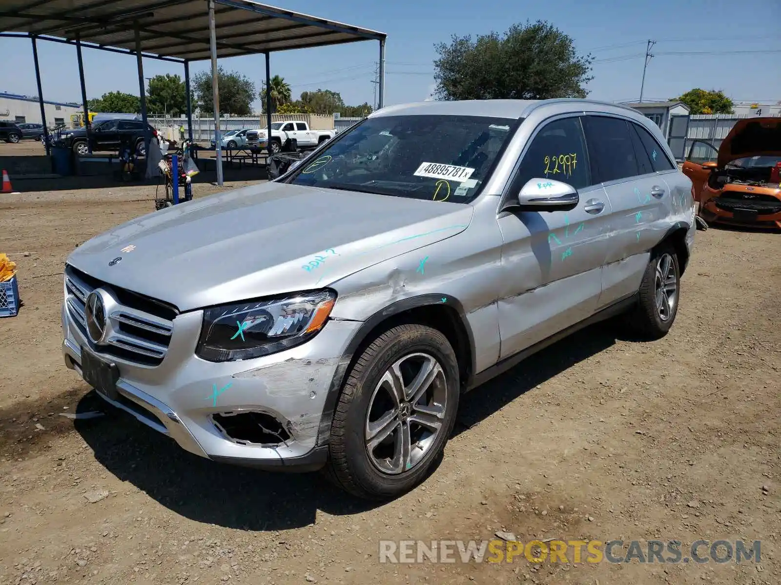 2 Photograph of a damaged car WDC0G4JB0KV164402 MERCEDES-BENZ G CLASS 2019