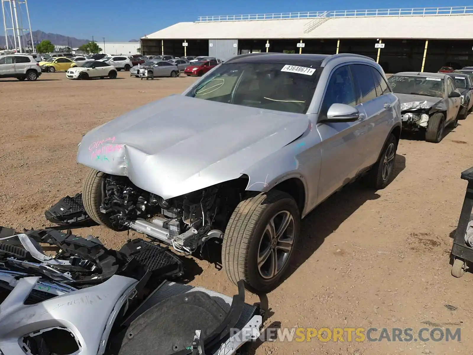 2 Photograph of a damaged car WDC0G4JB4KF636174 MERCEDES-BENZ G CLASS 2019