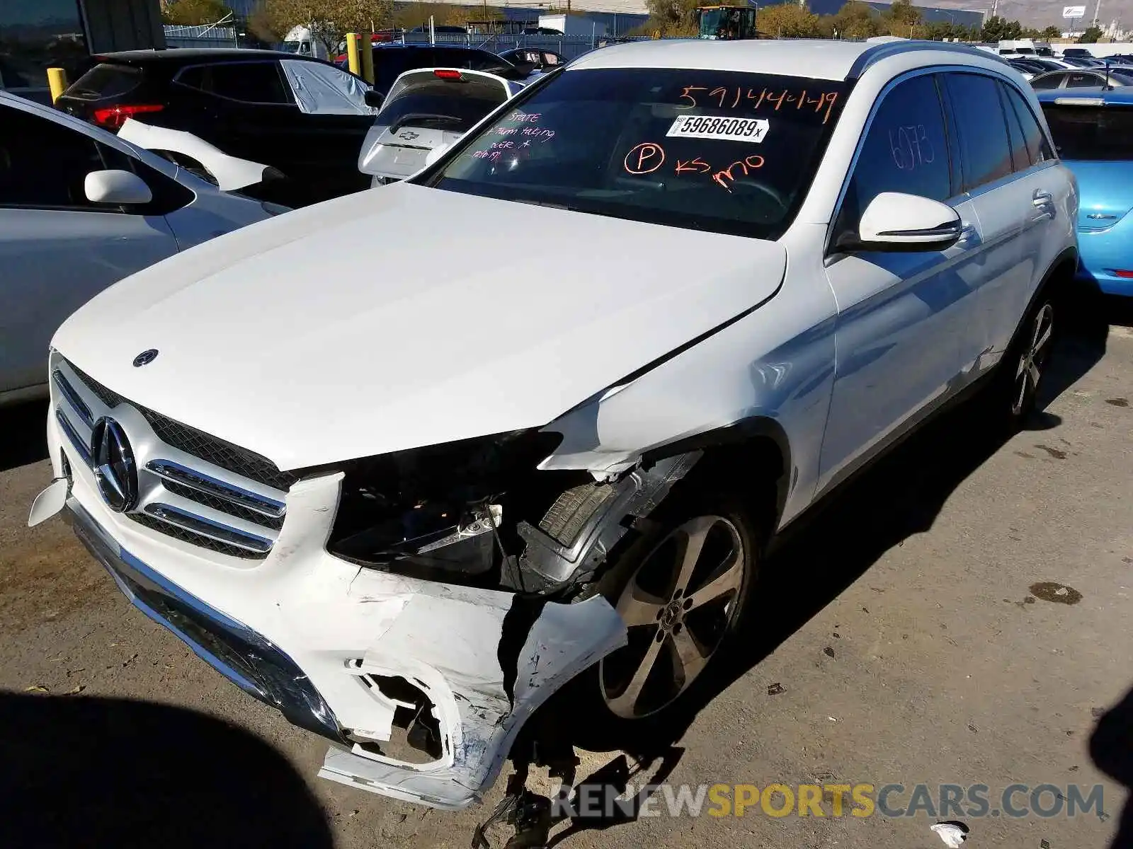 2 Photograph of a damaged car WDC0G4JB8KV177267 MERCEDES-BENZ G CLASS 2019