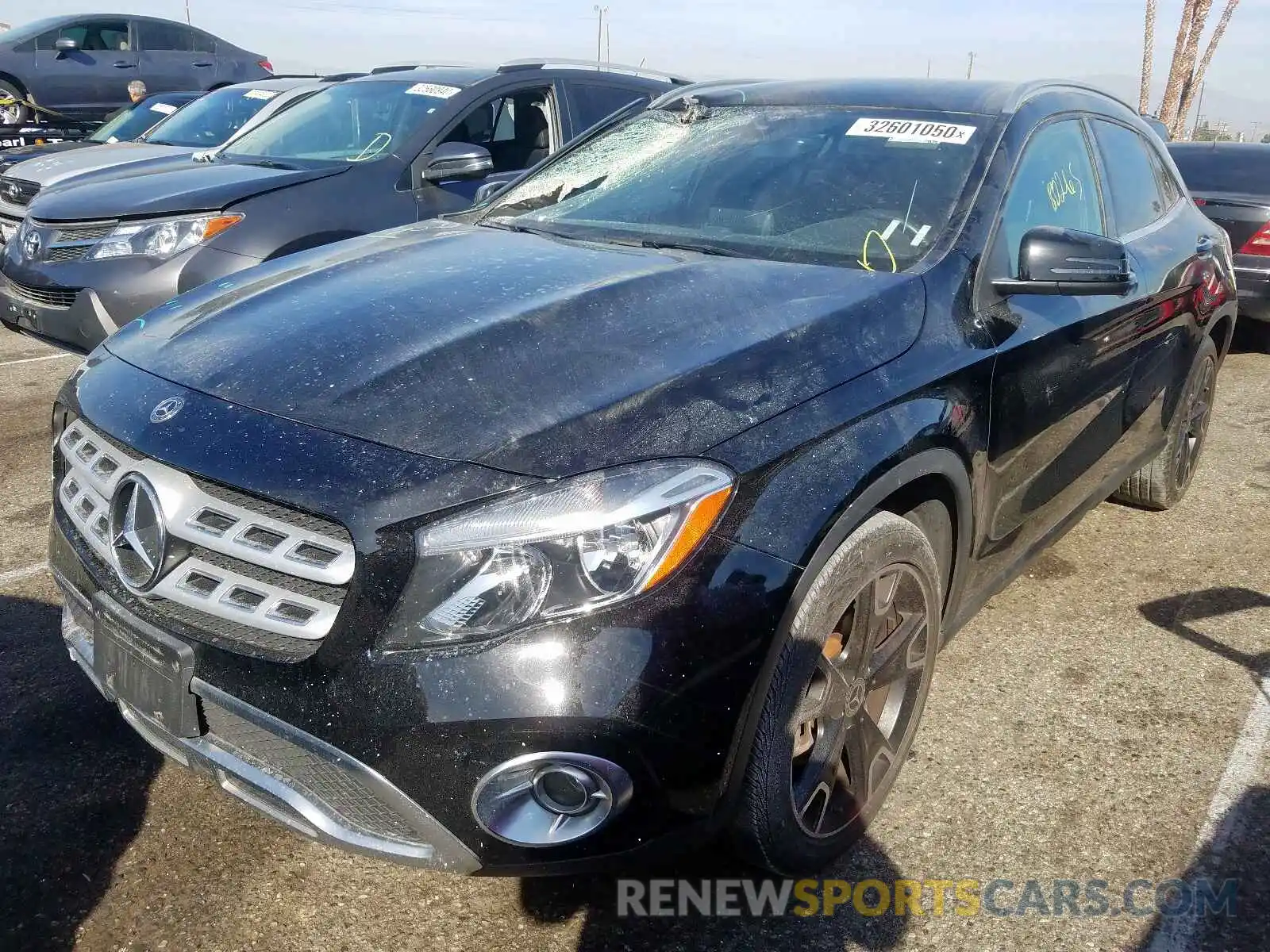 2 Photograph of a damaged car WDCTG4EB0KJ547707 MERCEDES-BENZ G CLASS 2019