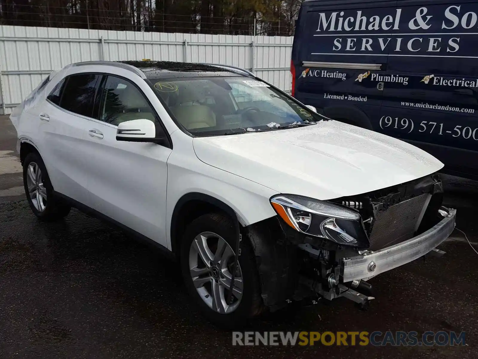 1 Photograph of a damaged car WDCTG4EB0KU013413 MERCEDES-BENZ G CLASS 2019