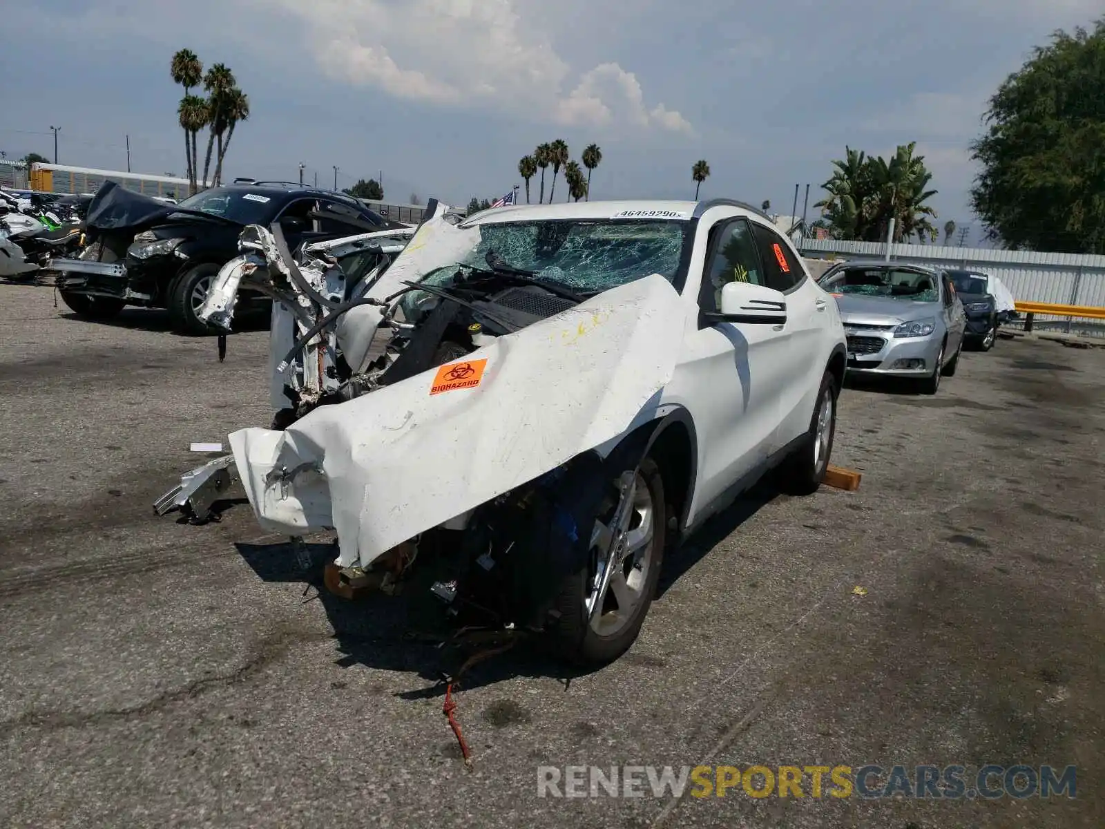 2 Photograph of a damaged car WDCTG4EB0KU014934 MERCEDES-BENZ G CLASS 2019