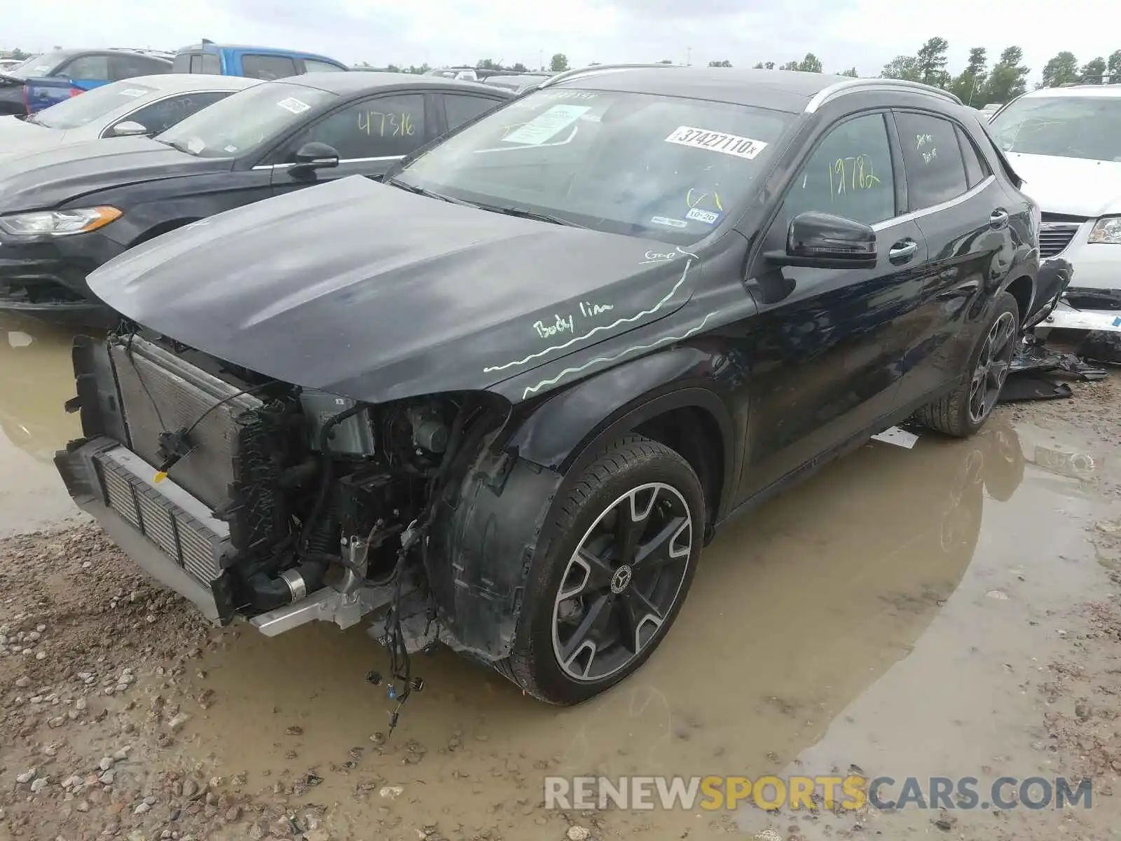 2 Photograph of a damaged car WDCTG4EB1KJ548476 MERCEDES-BENZ G CLASS 2019