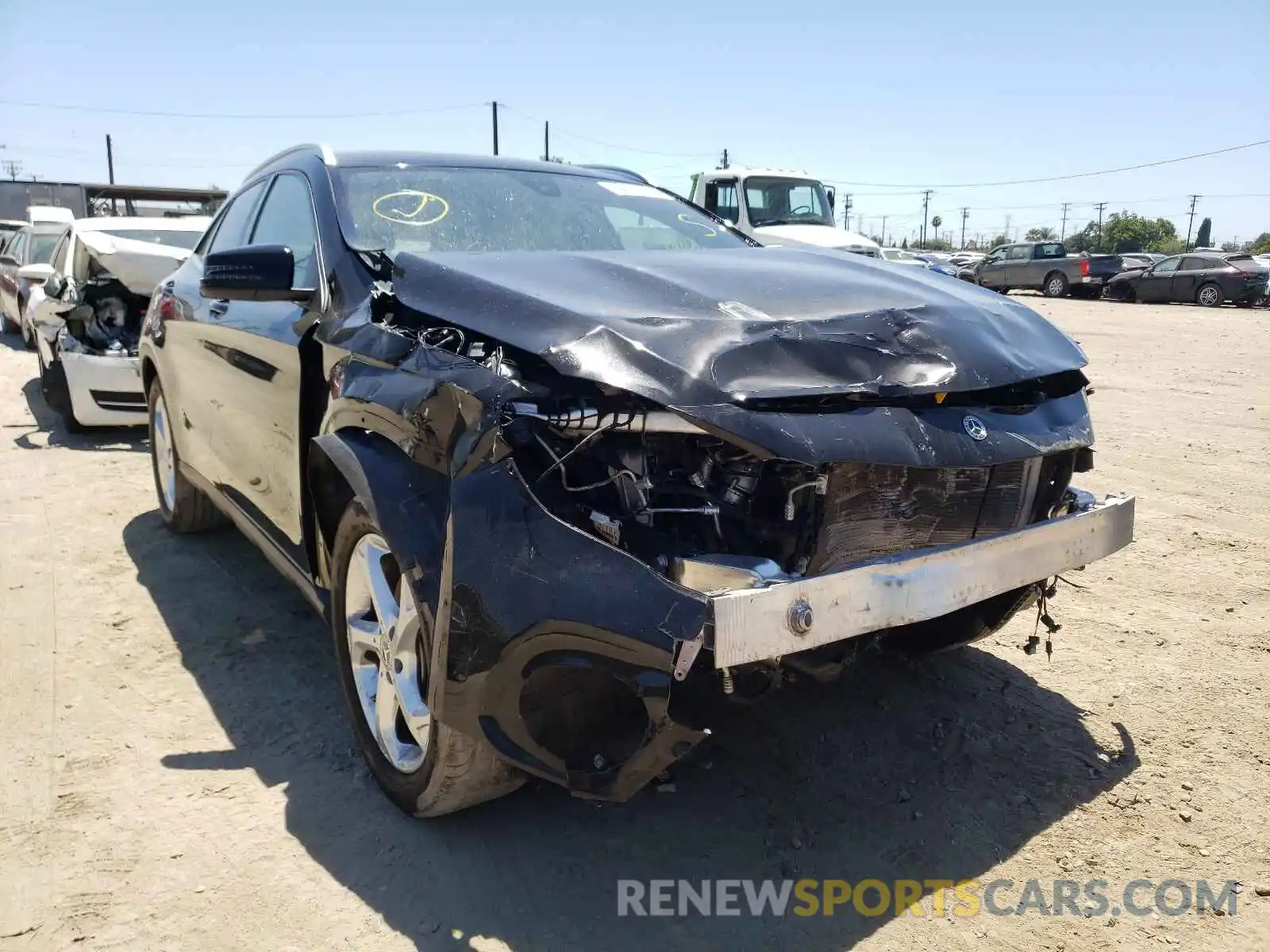 1 Photograph of a damaged car WDCTG4EB1KJ550437 MERCEDES-BENZ G CLASS 2019