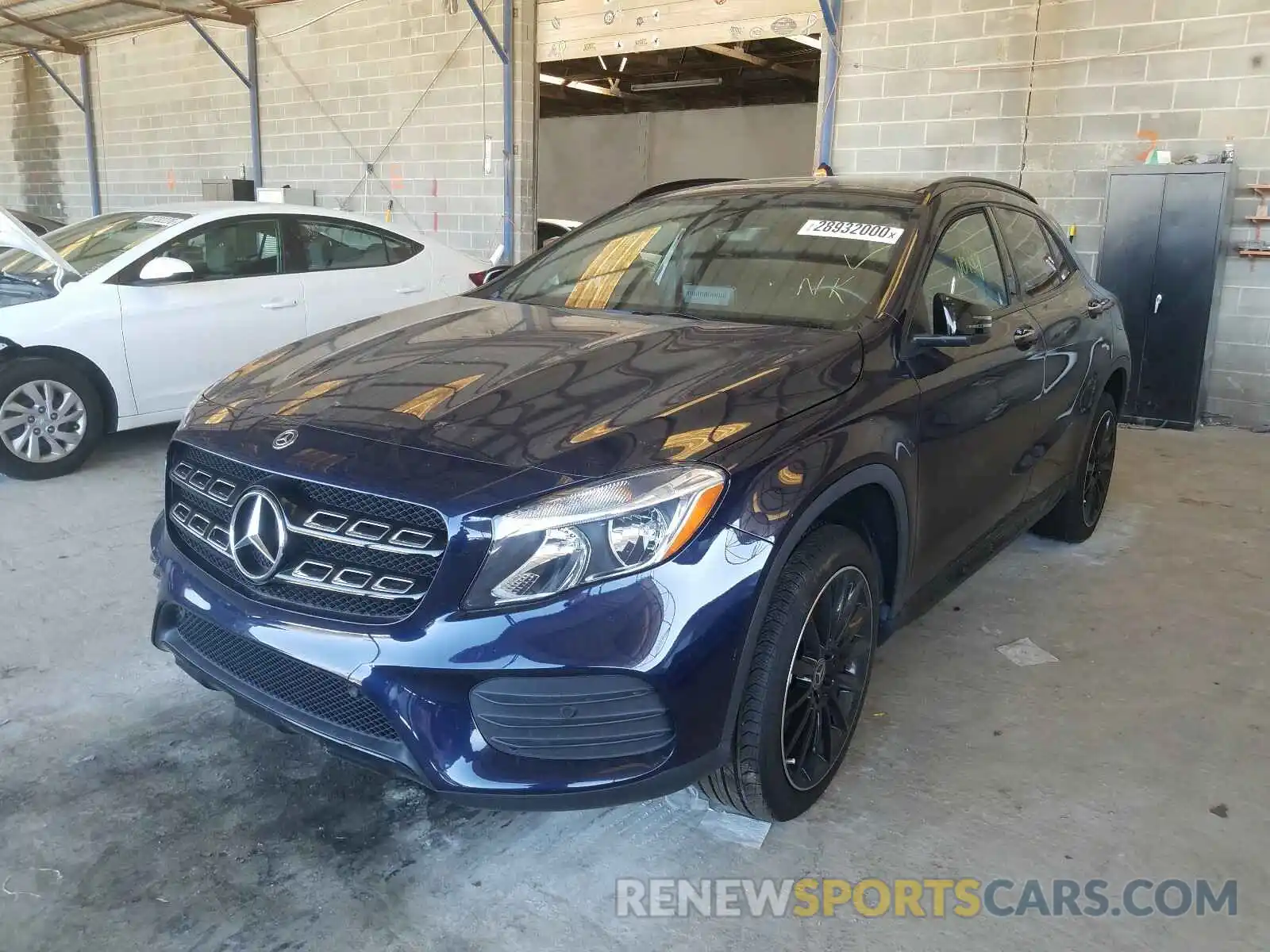 2 Photograph of a damaged car WDCTG4EB1KU001643 MERCEDES-BENZ G CLASS 2019