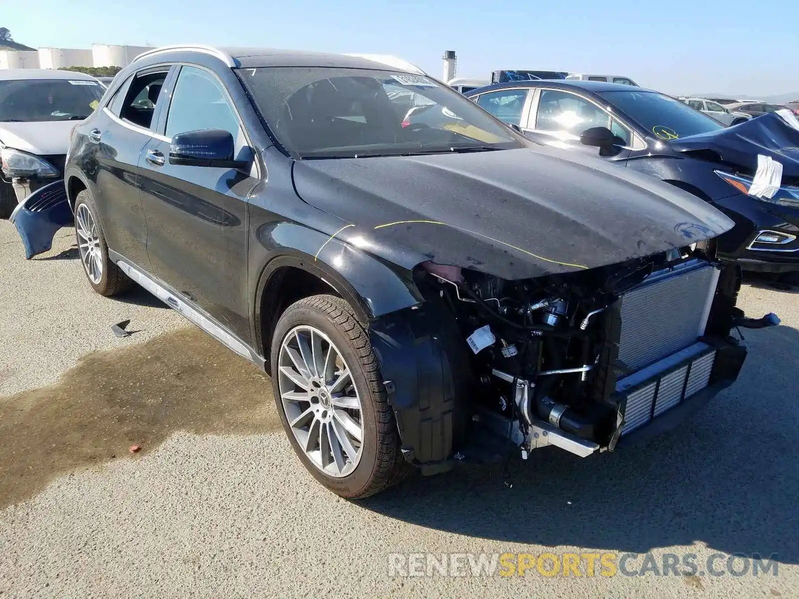 1 Photograph of a damaged car WDCTG4EB2KJ580756 MERCEDES-BENZ G CLASS 2019