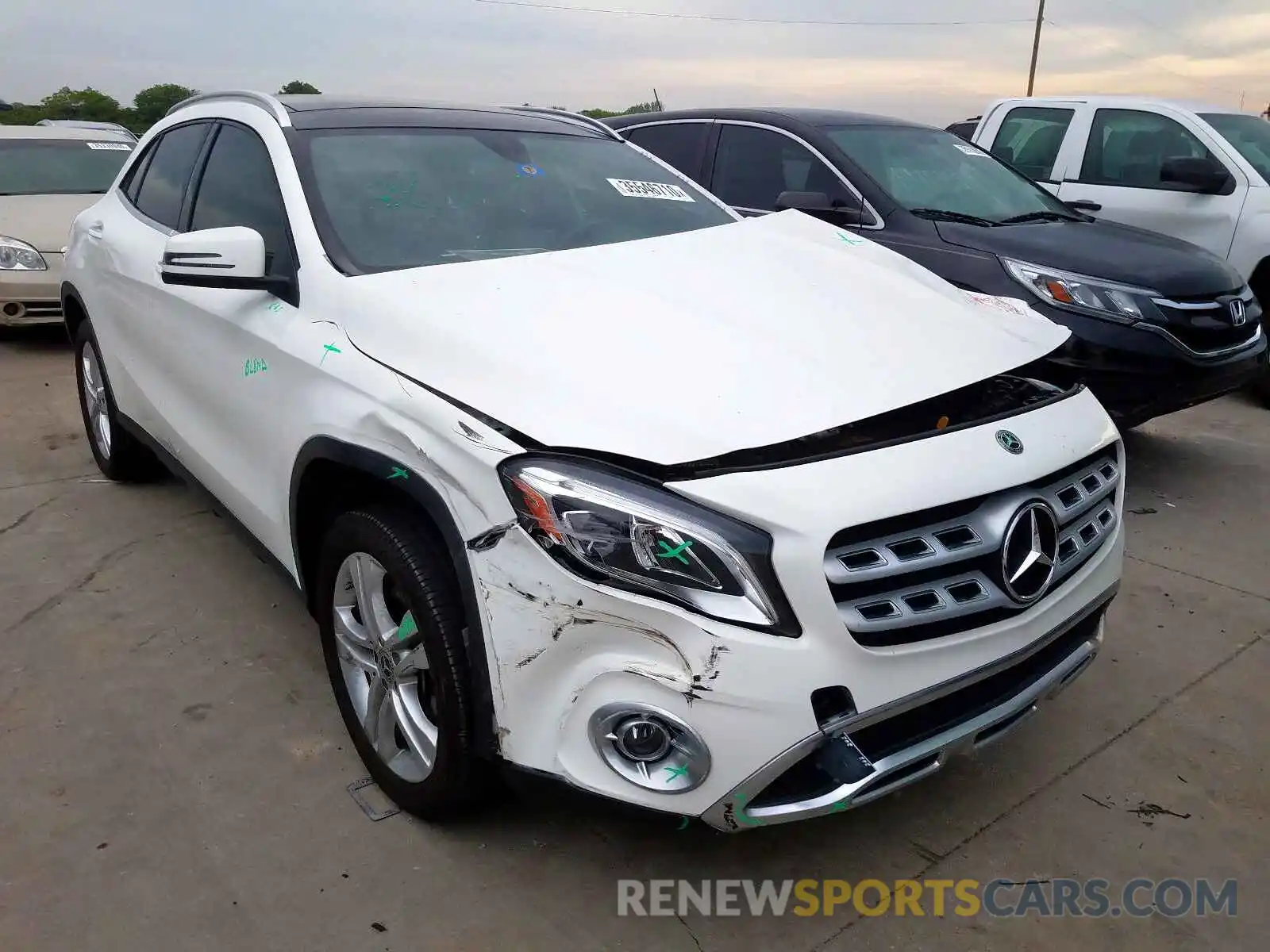 1 Photograph of a damaged car WDCTG4EB2KU003496 MERCEDES-BENZ G CLASS 2019